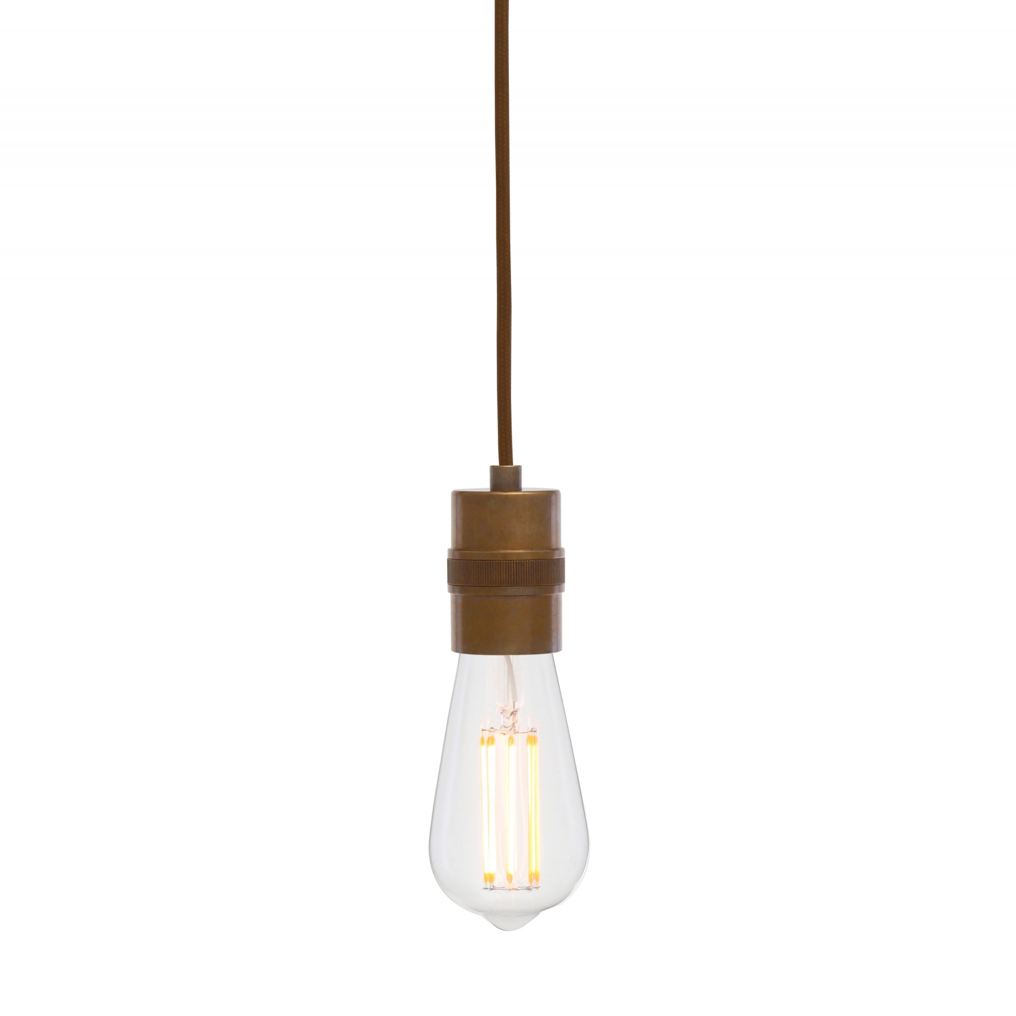 Devon Pendant Light, Antique Brass