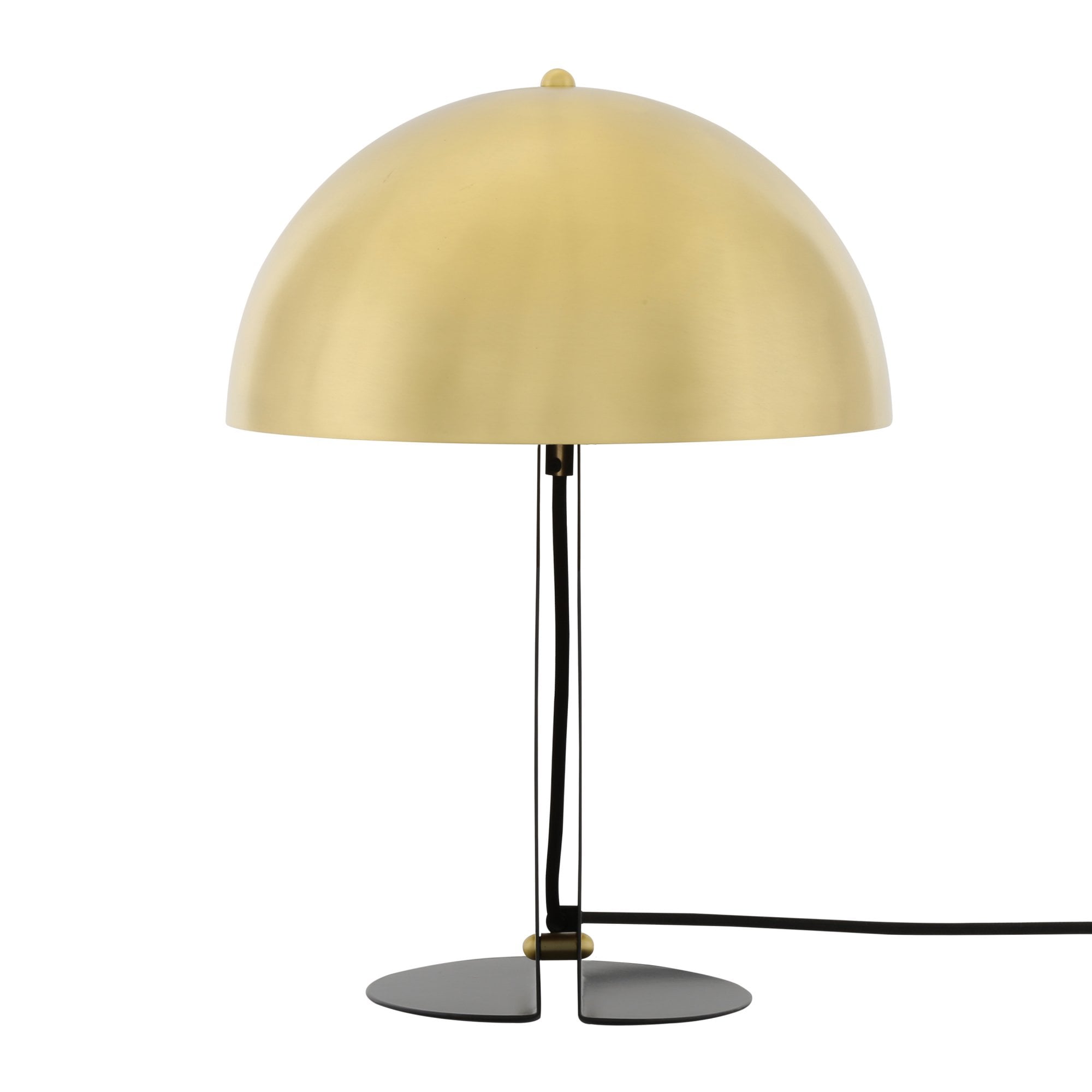 Pencil Table lamp, Matt black, Antique Brass