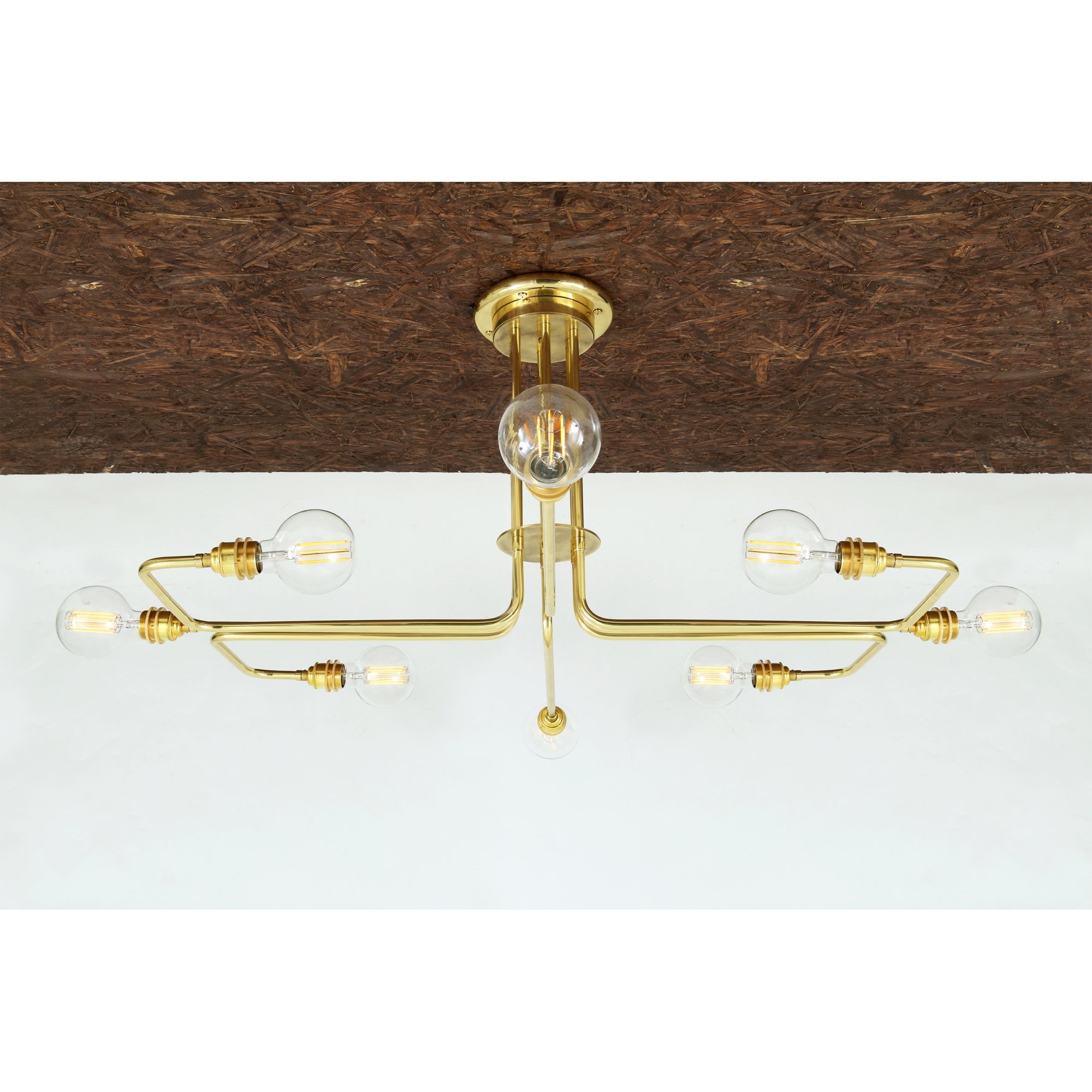 Irbid Chandelier, Antique Brass