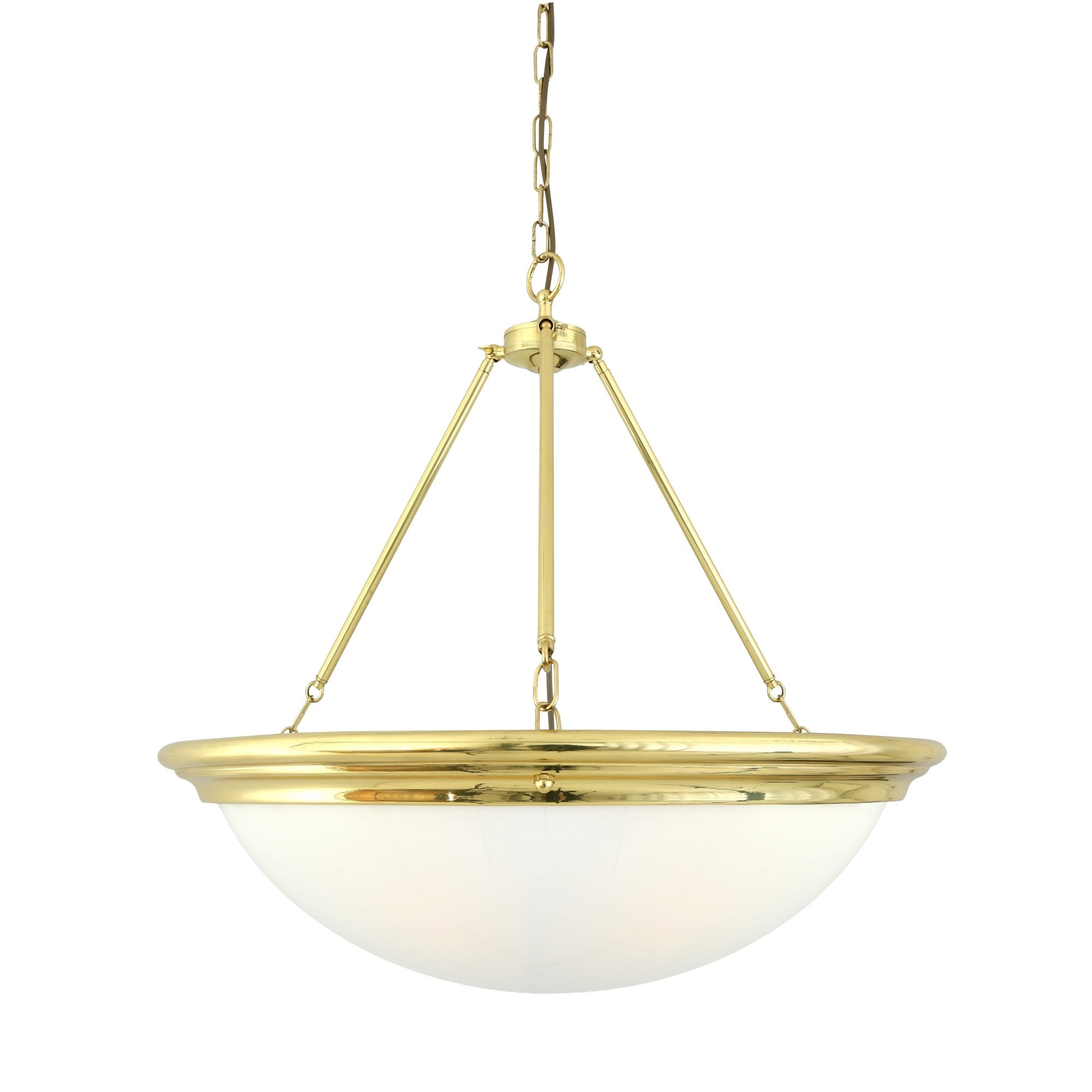 Athlone Pendant Light, Antique Brass