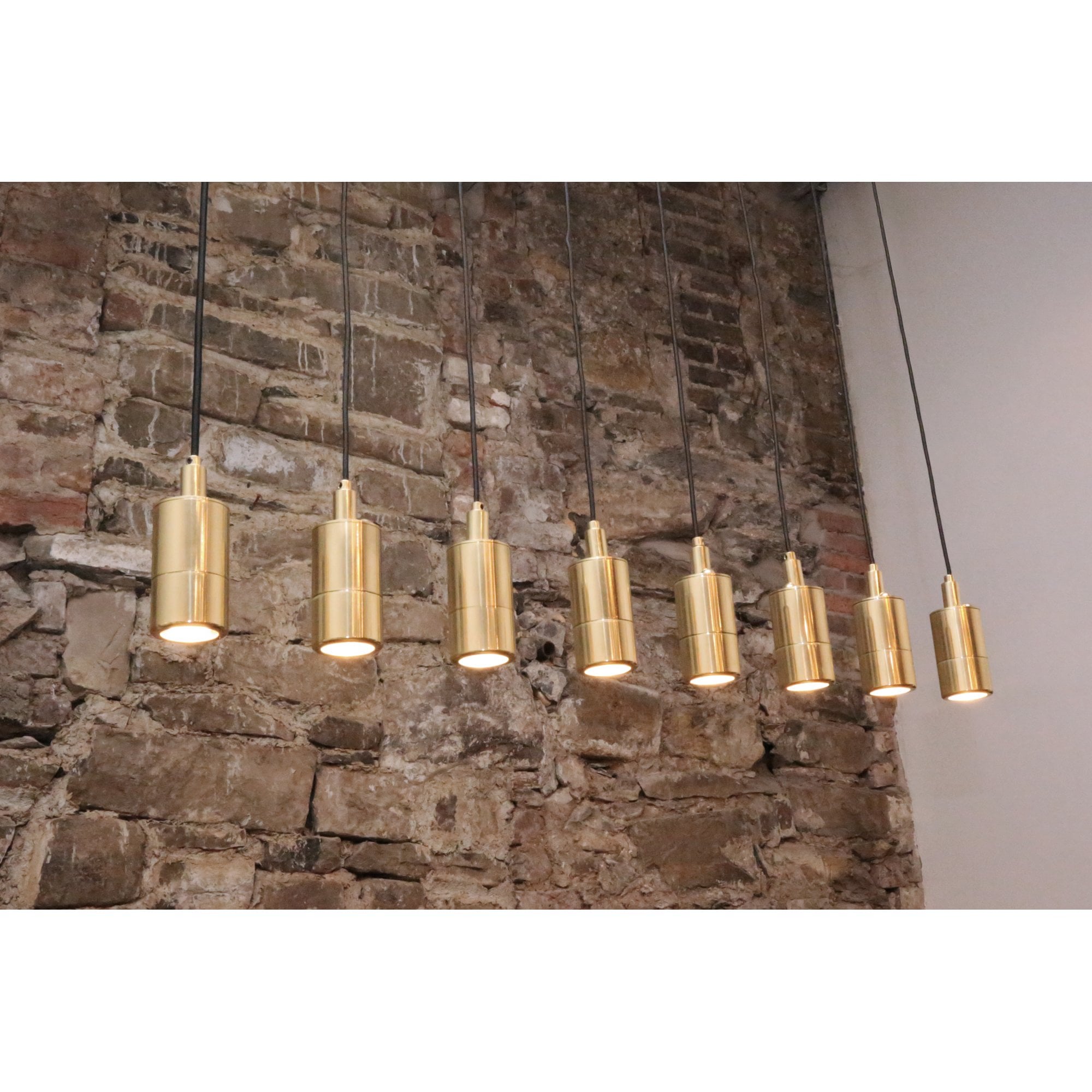 Ennis Modern Pendant Light - Antique Brass