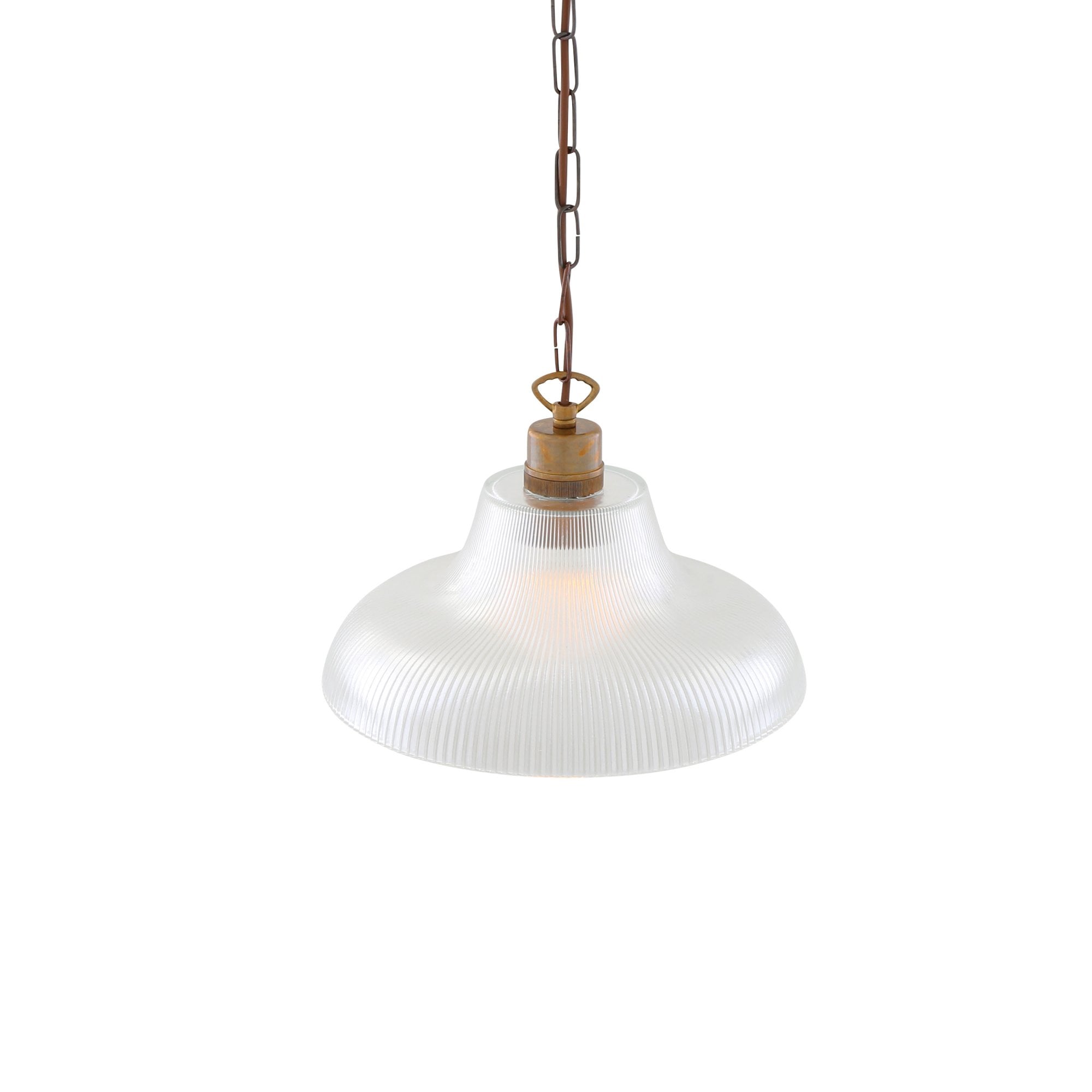 London 30cm Railway Pendant, Antique Brass