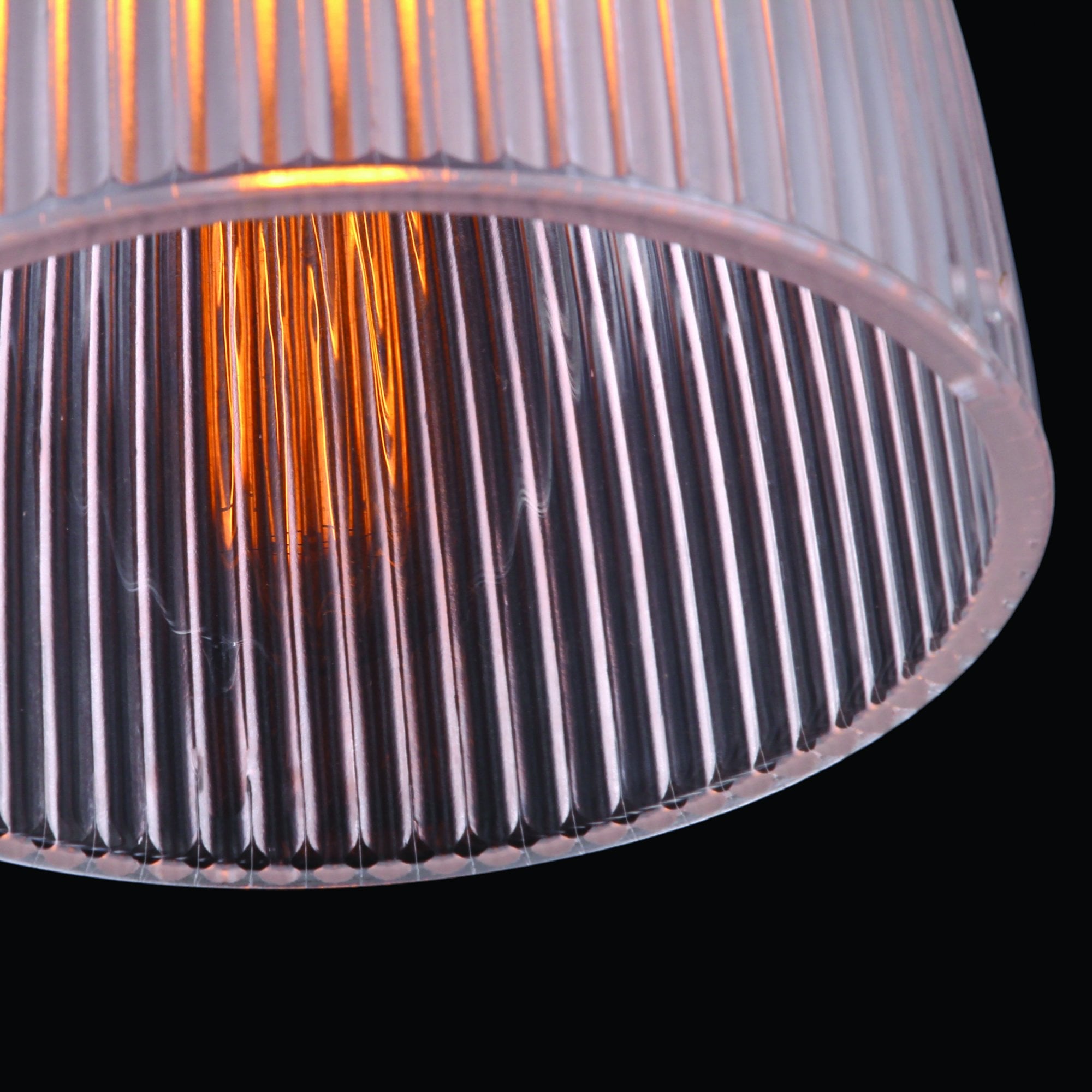 Corvera Retro Traditional Rigid Glass Shade Ceiling Pendant