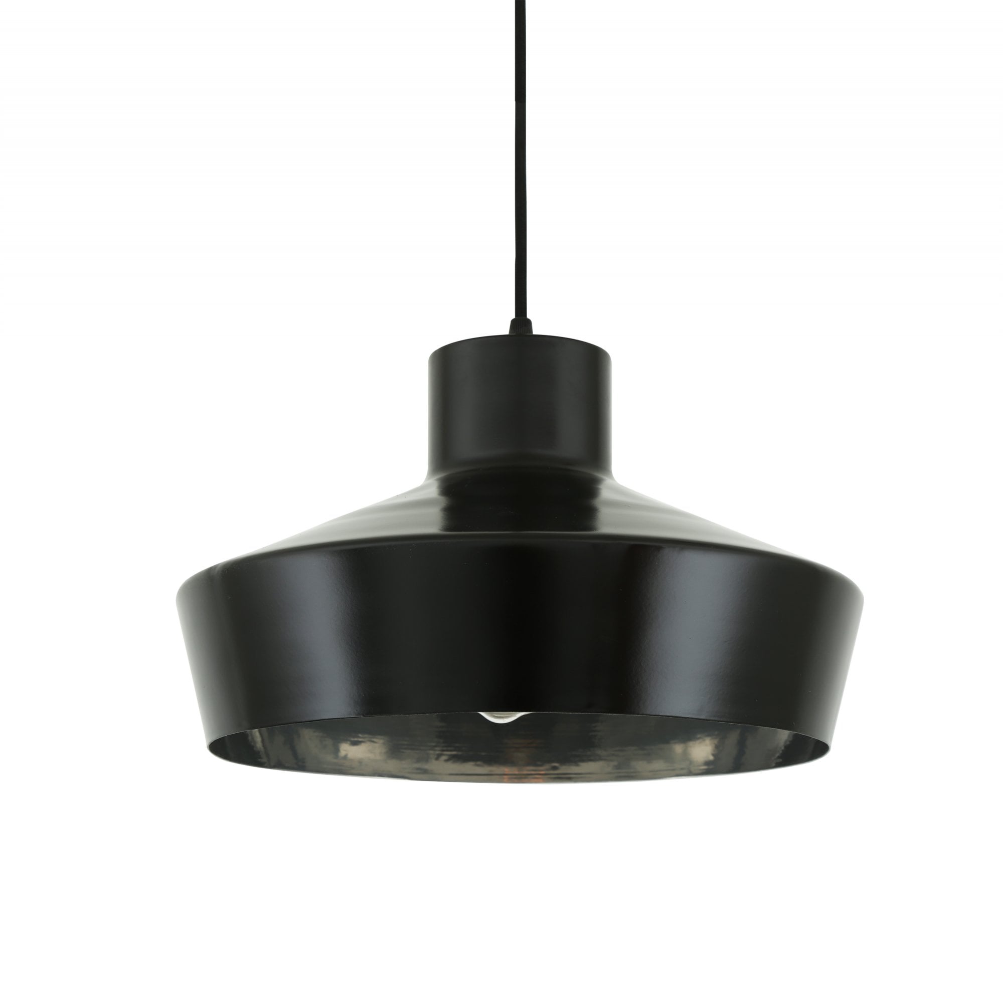 Passion Pendant Matte Black and Powder coated Chrome