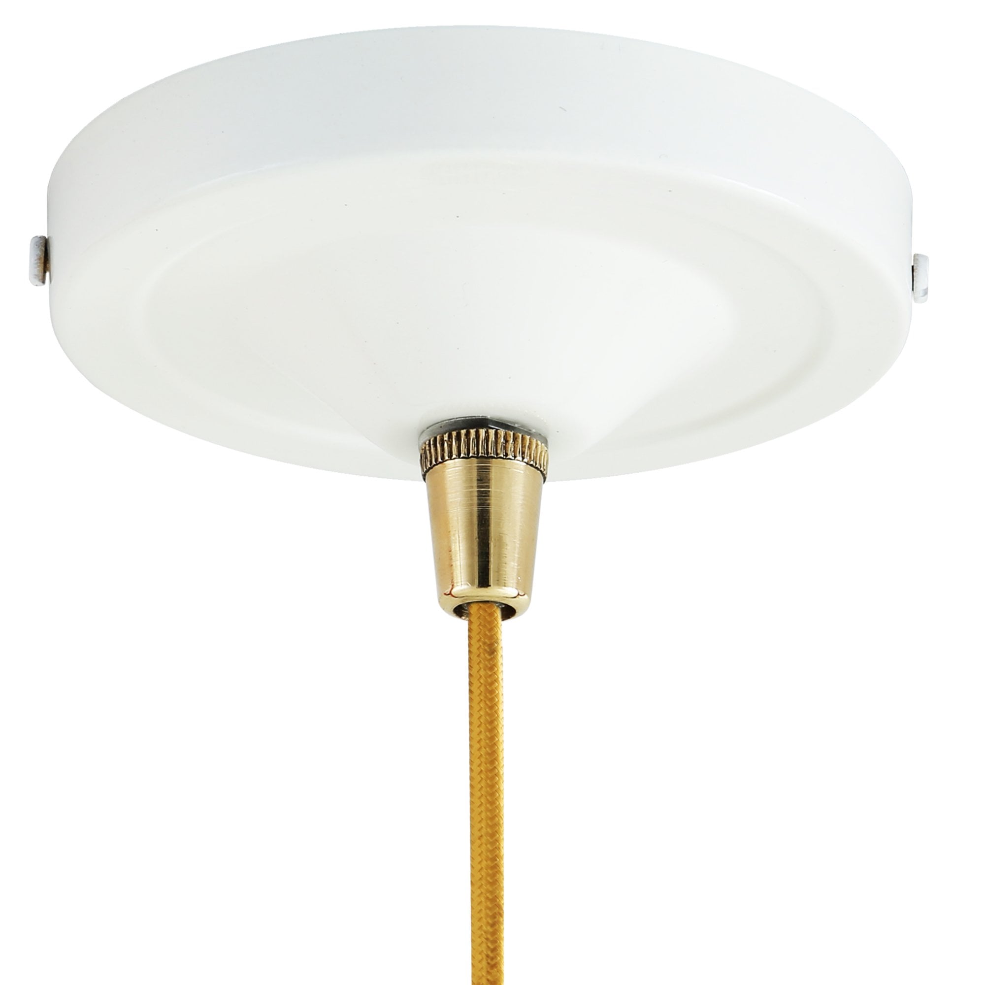 Cairo Pendant Light, Polished Brass & Matt Black