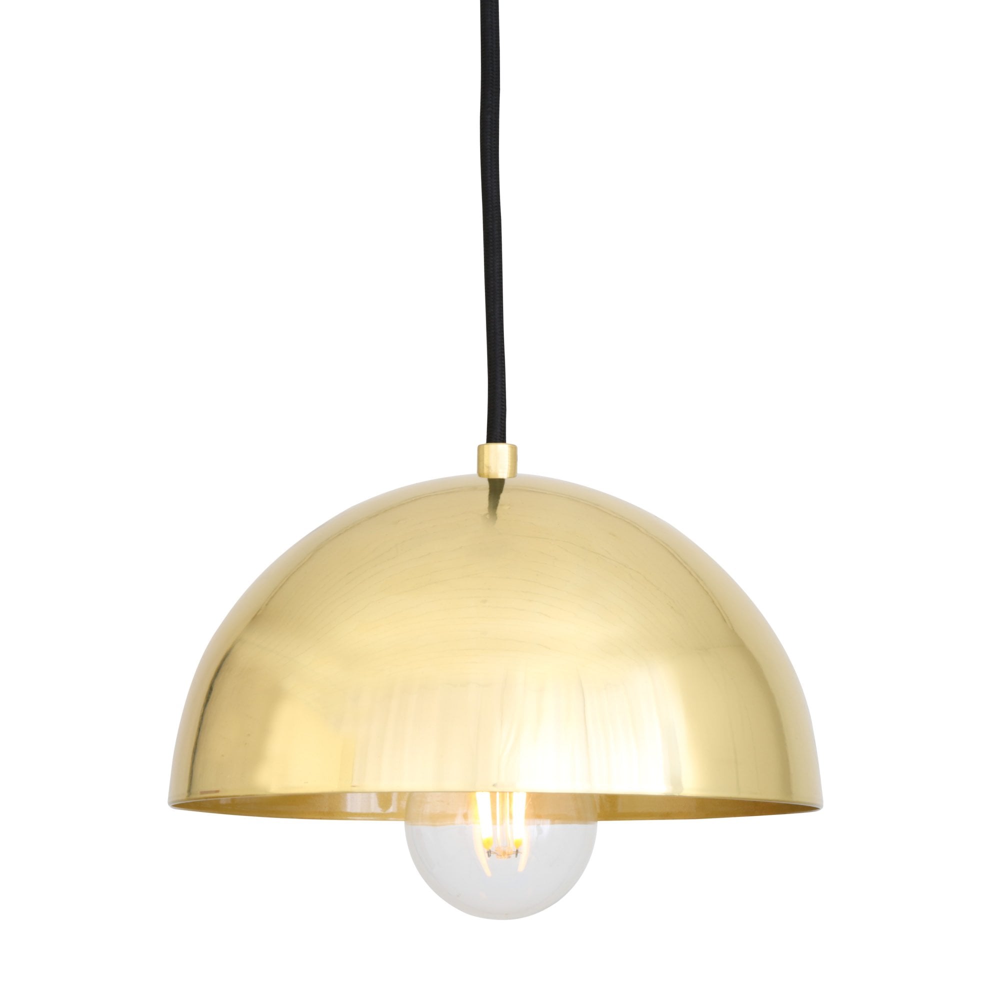 Maua 20cm Pendant, Antique Brass