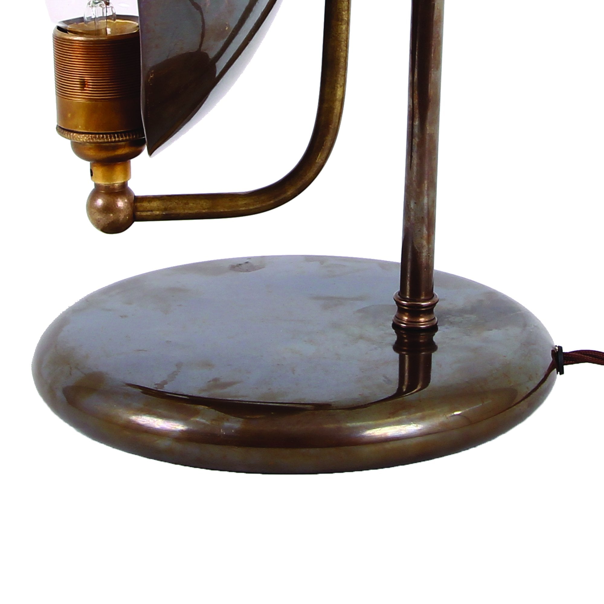 Chulainn Antique Plate Industrial Table Lamp