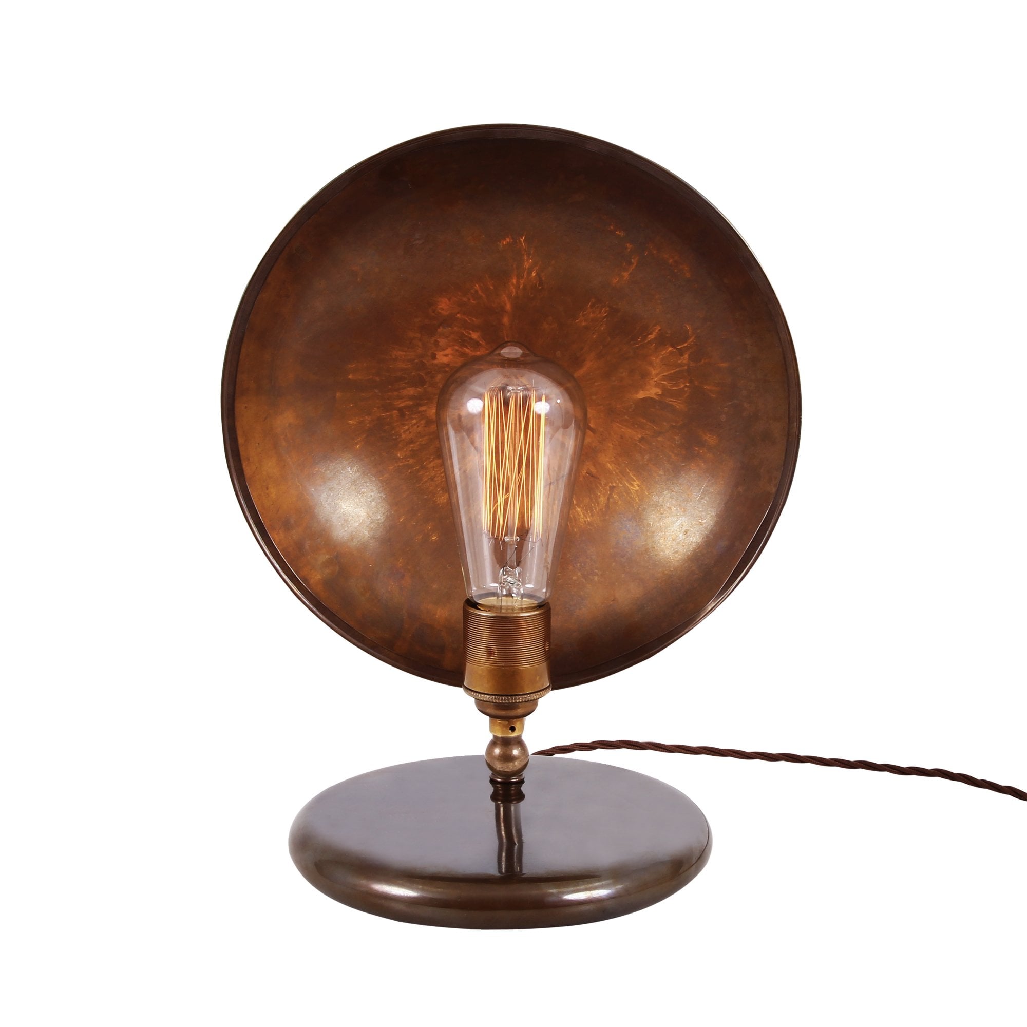 Chulainn Antique Plate Industrial Table Lamp