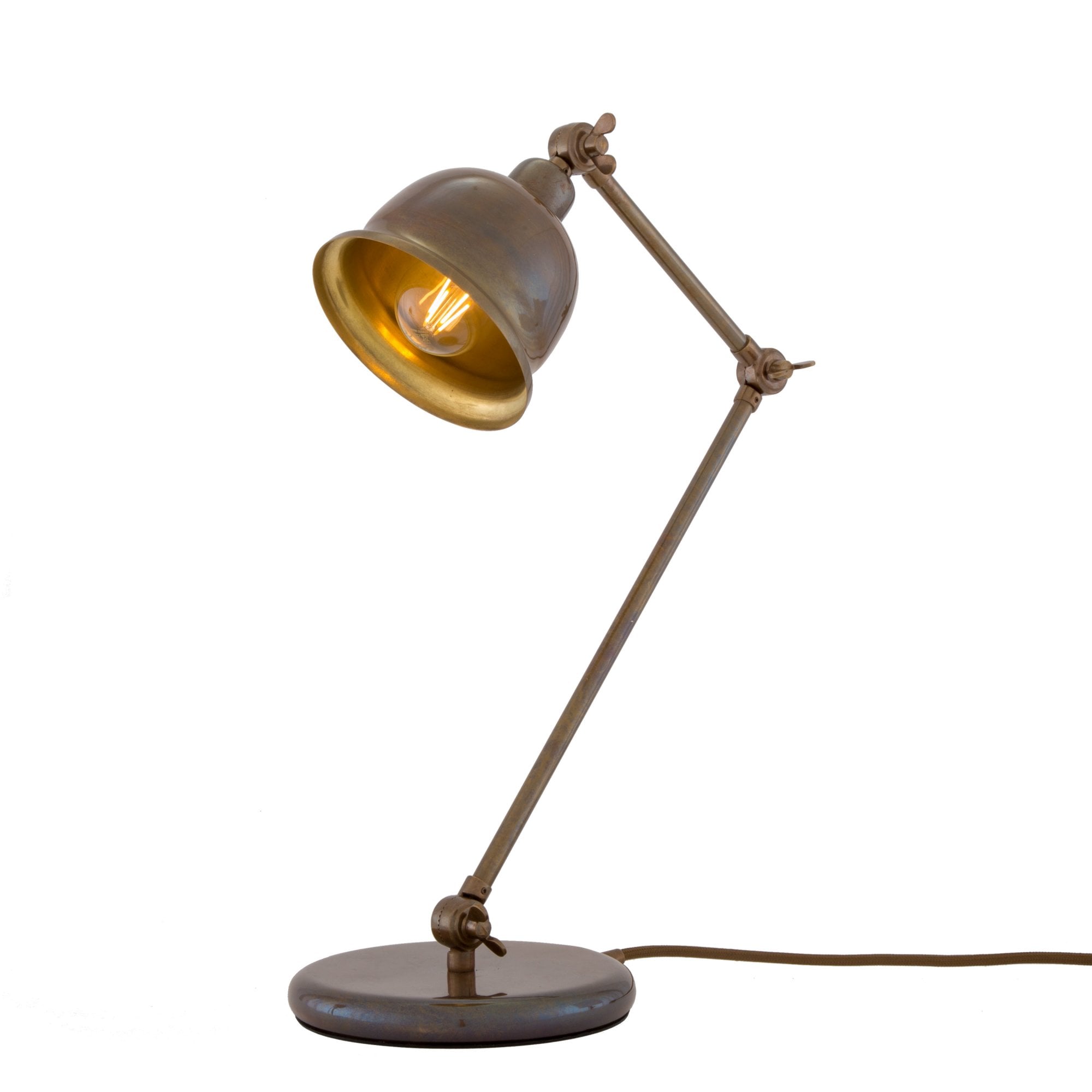 Dale Table Lamp, Antique Brass