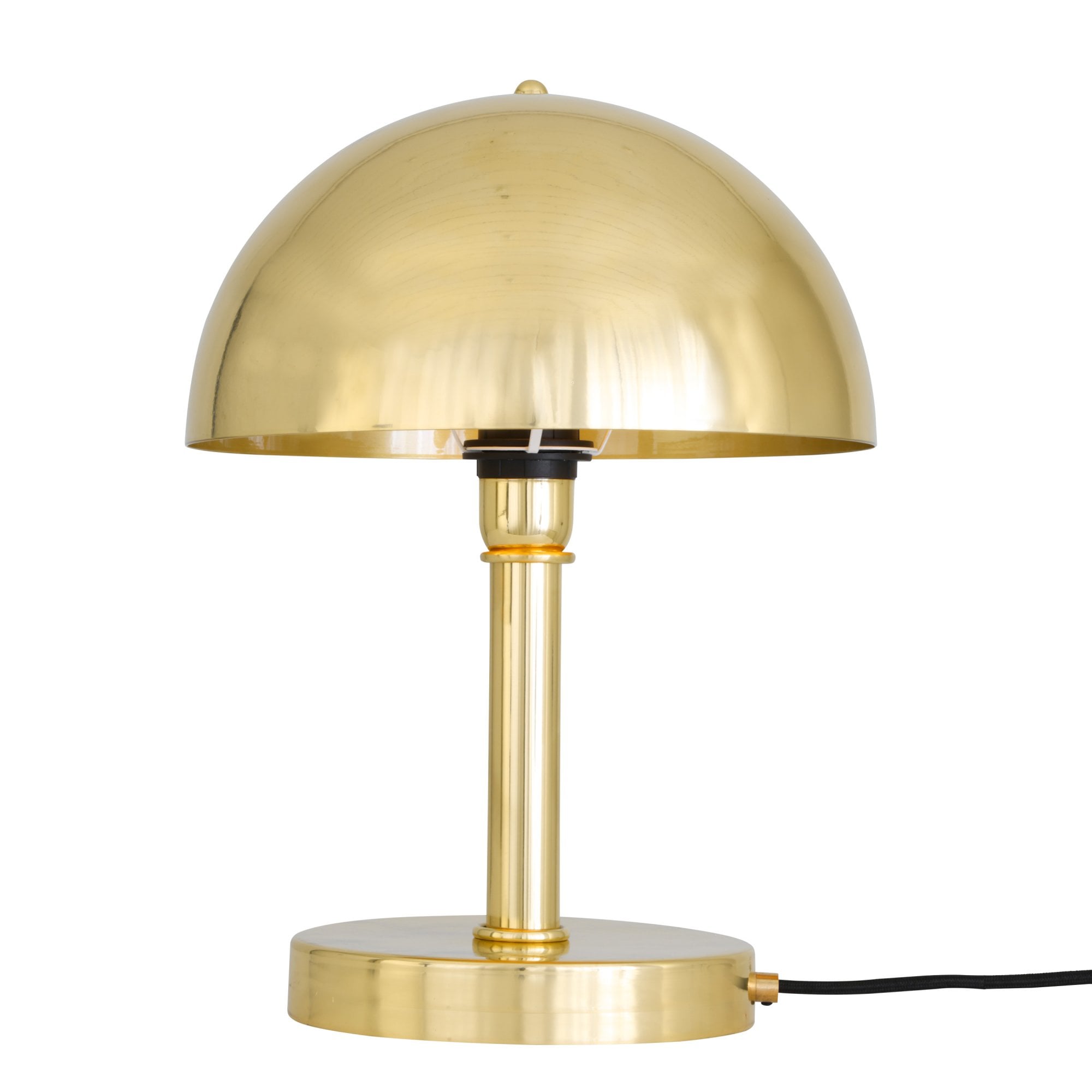 Turku Table Lamp, Antique Brass