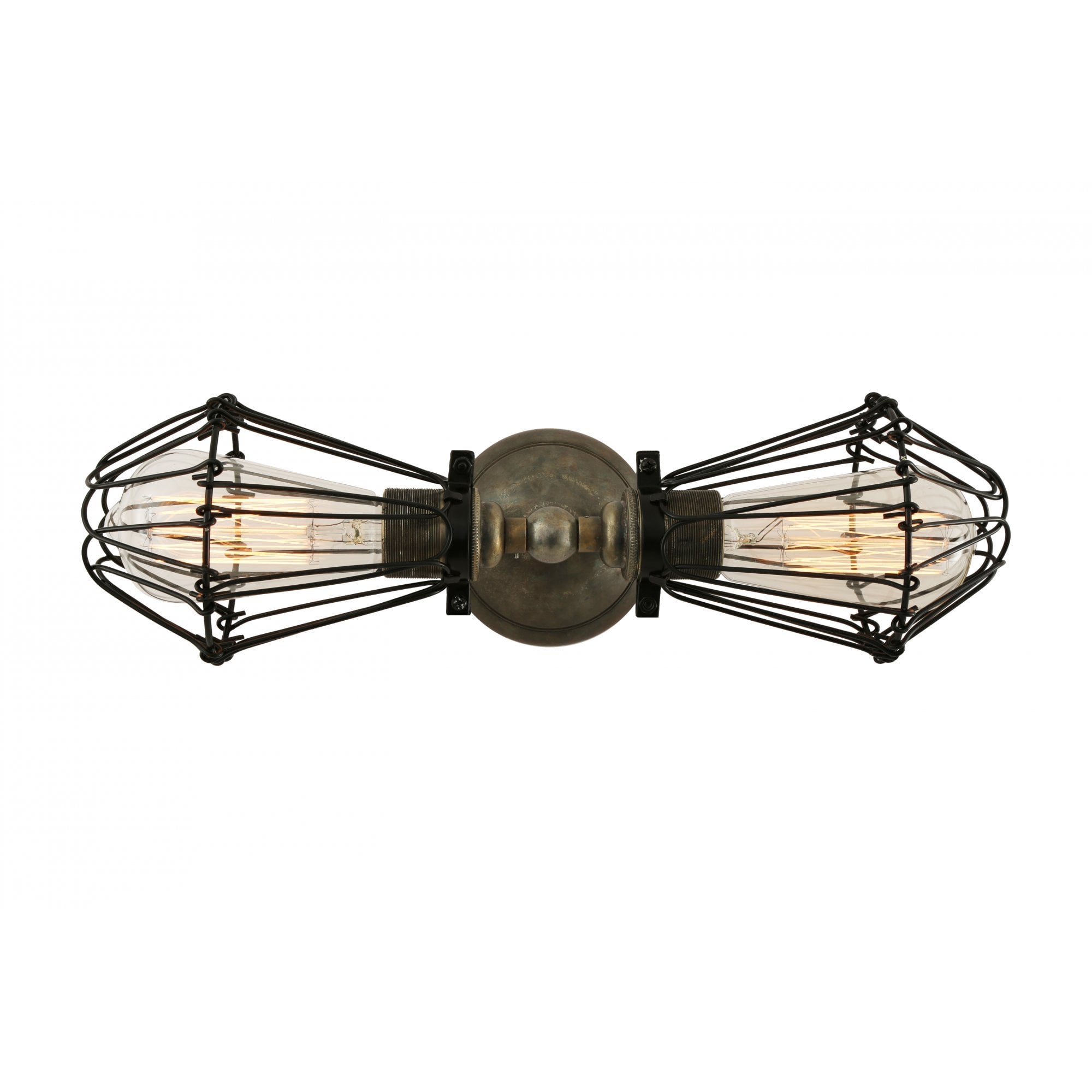 Praia Double Cage Wall Light