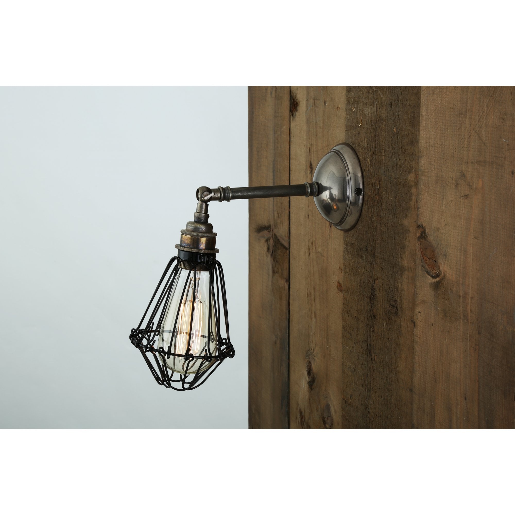 Mann Industrial Cage Wall Light Wall Fixture