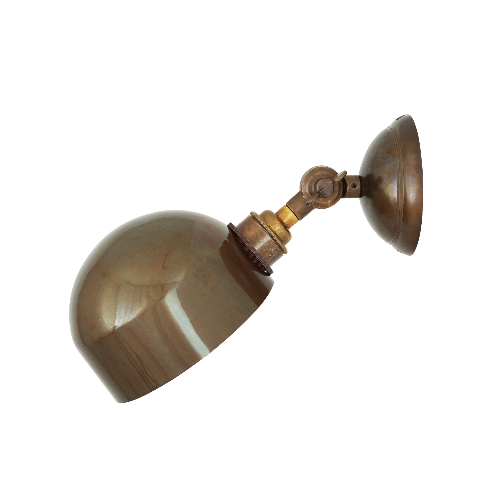 San Jose Wall Light, Antique Brass