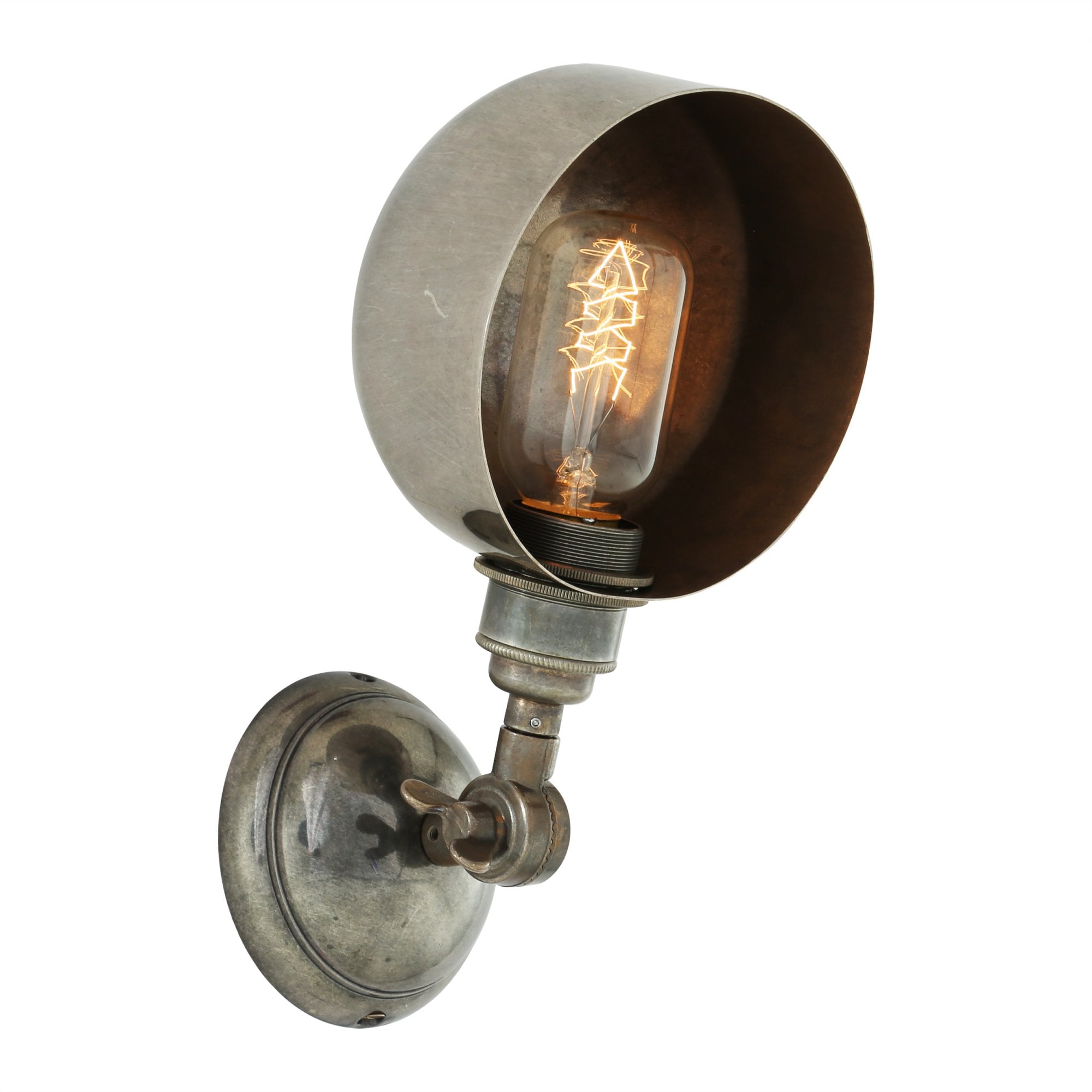 San Jose Wall Light, Antique Brass