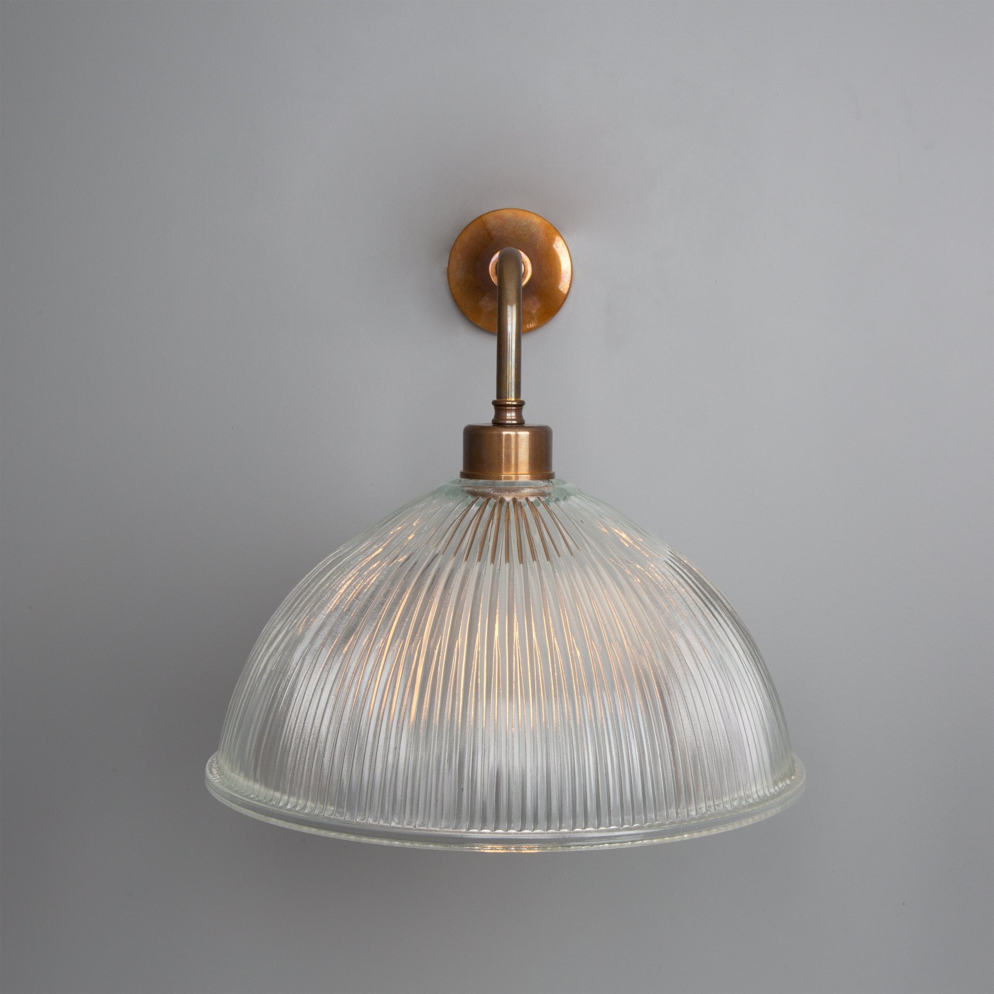 Nova Wall Light, Antique Brass