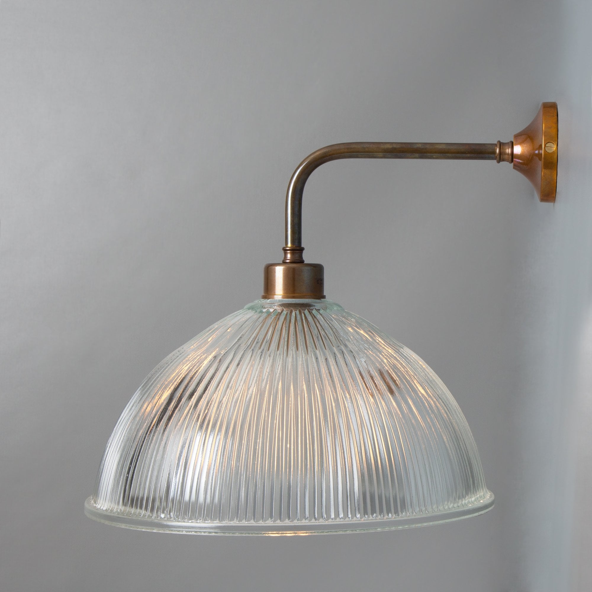 Nova Wall Light, Antique Brass