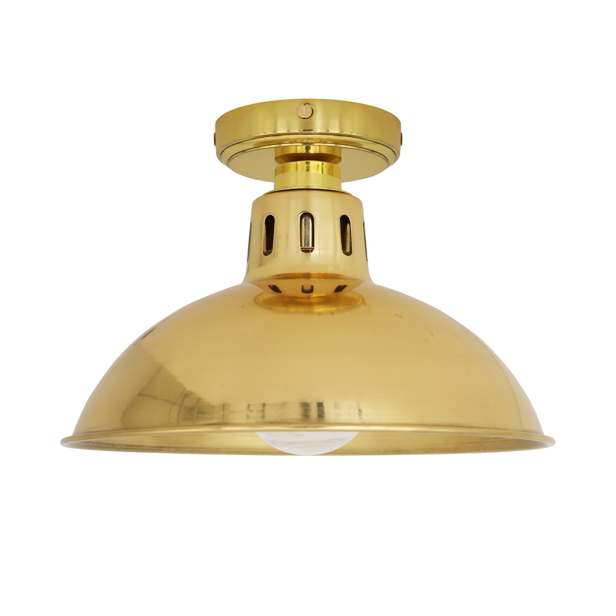 Talise Ceiling Light, Antique Brass, Clear Glass