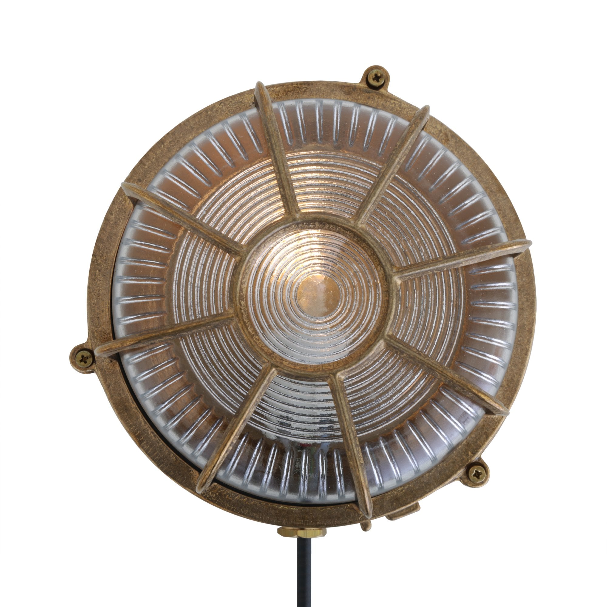 Pasha Ceiling Light, Antique Brass