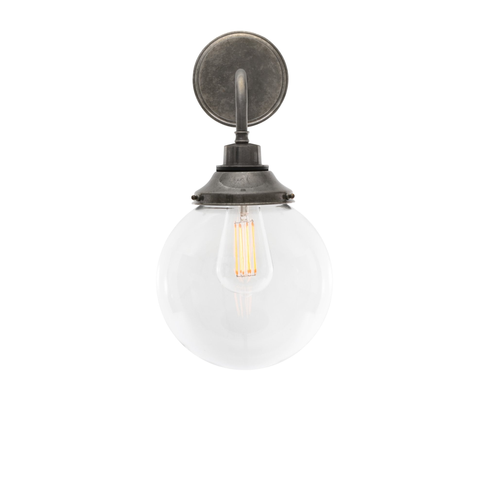 Laguna 20cm Wall Light, Antique Brass