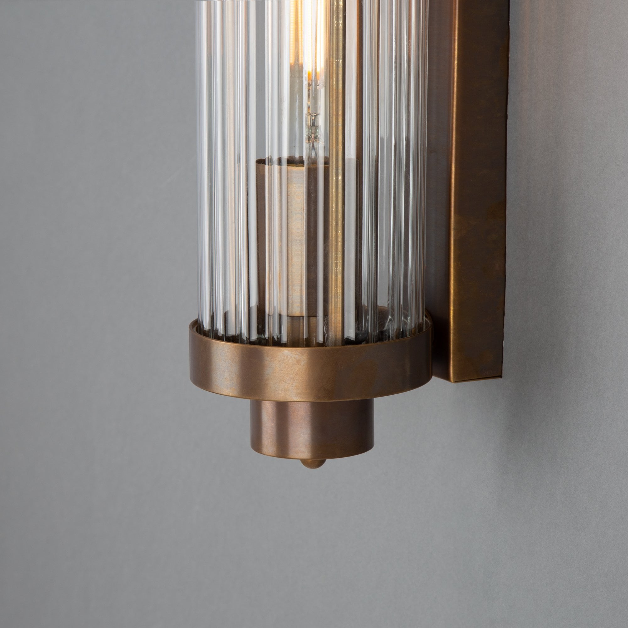 Louise Wall Light, Antique Brass