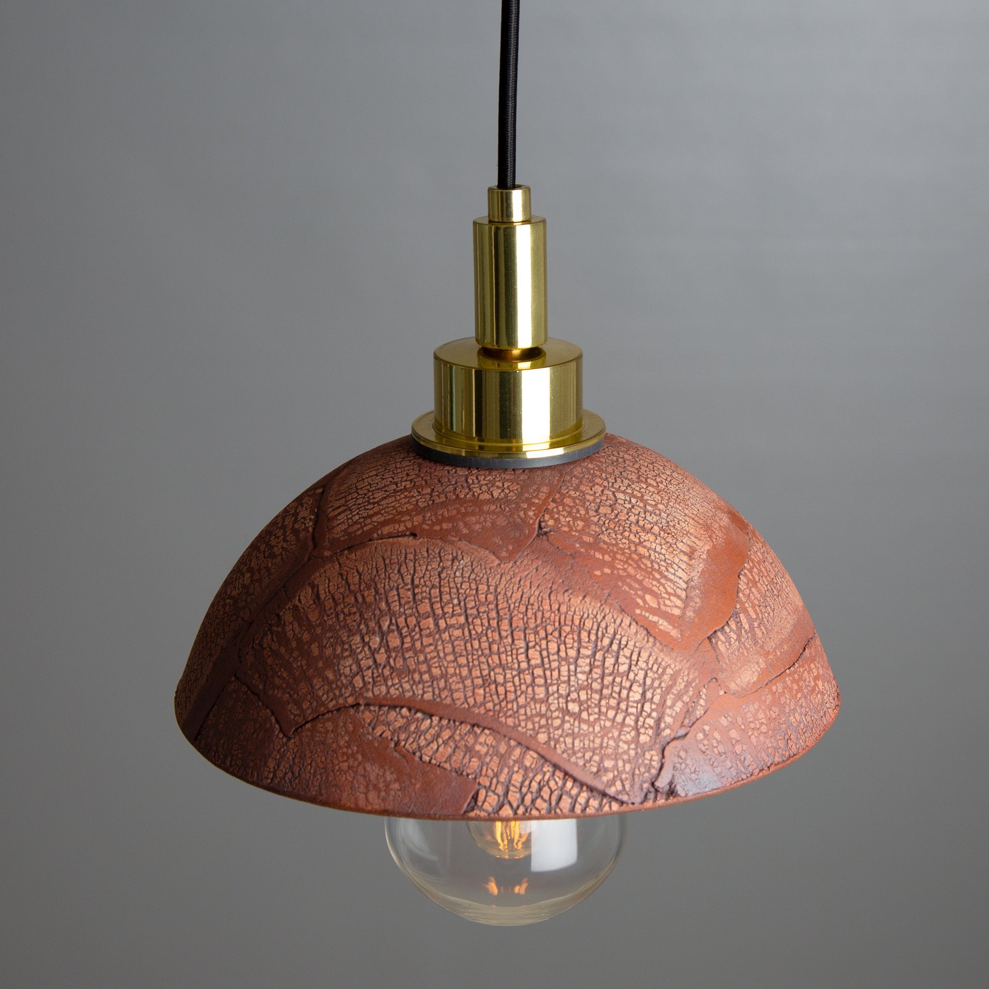 Kingii Pendant - Red Iron, Antique Brass