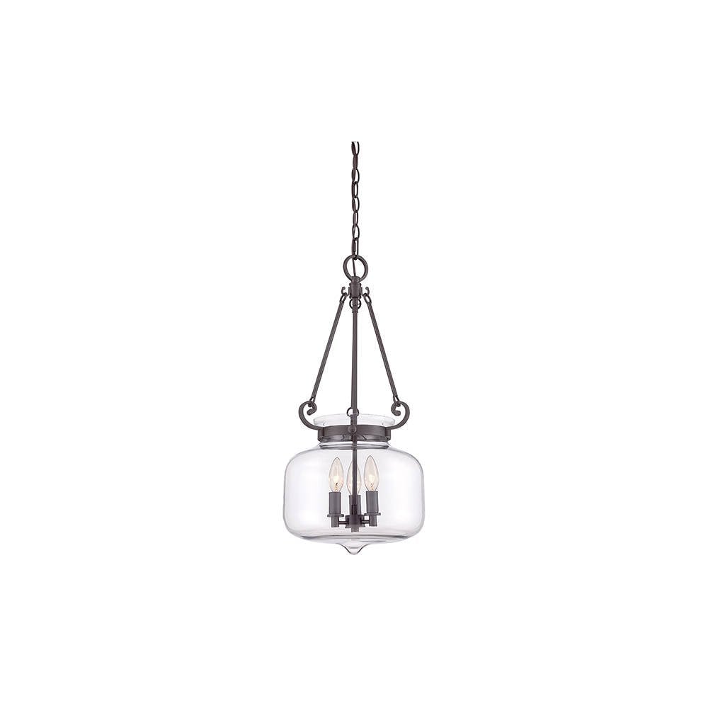 Stewart 3 Light Pendant in Western Bronze