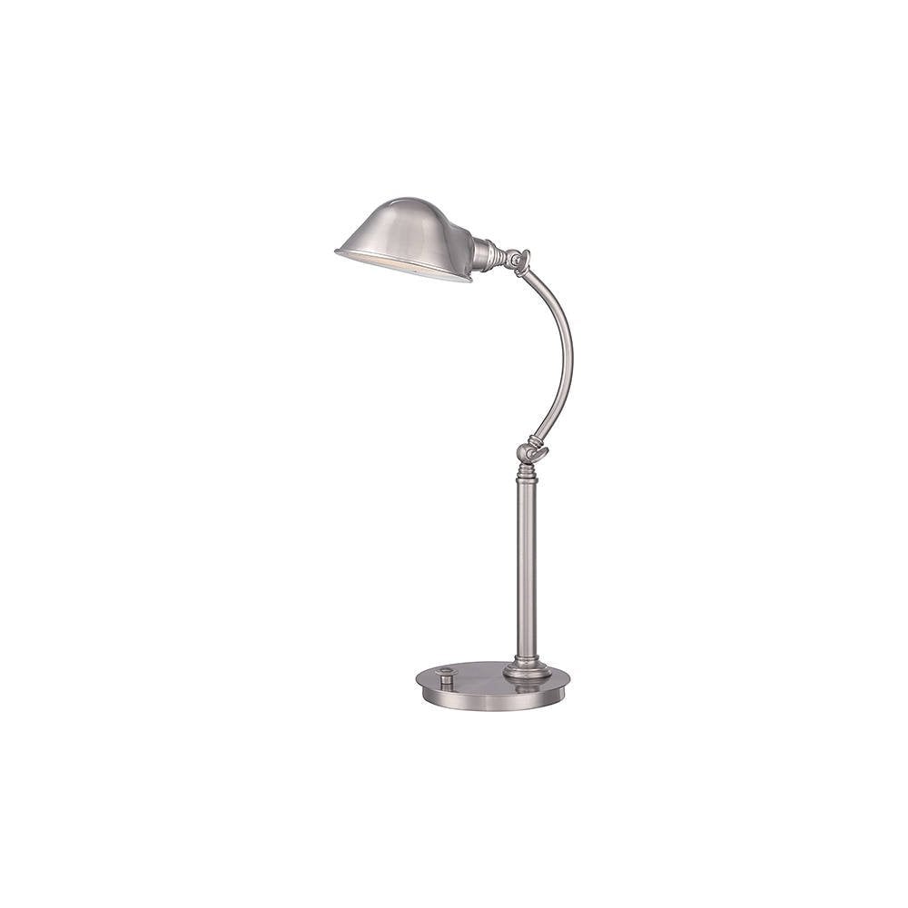 Thompson LED Table Lamp in Brushed Nickel