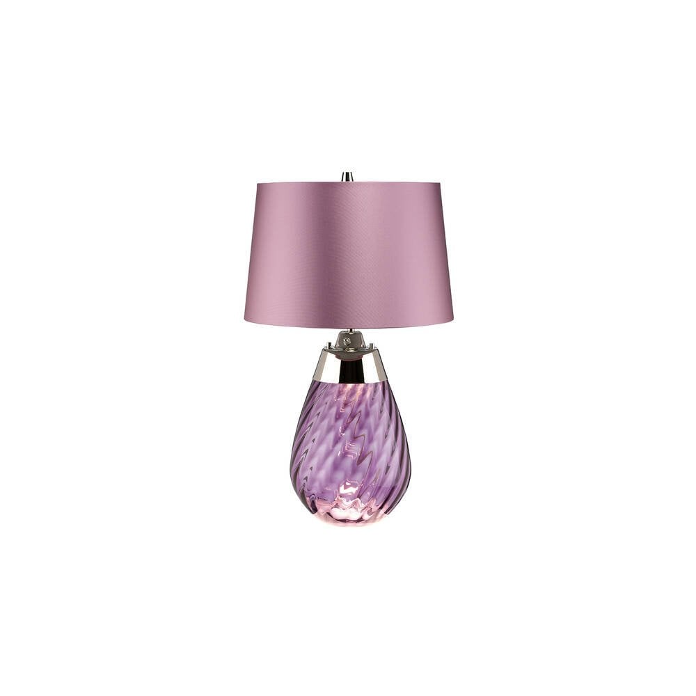 Lena 2 Light Small Plum Table Lamp