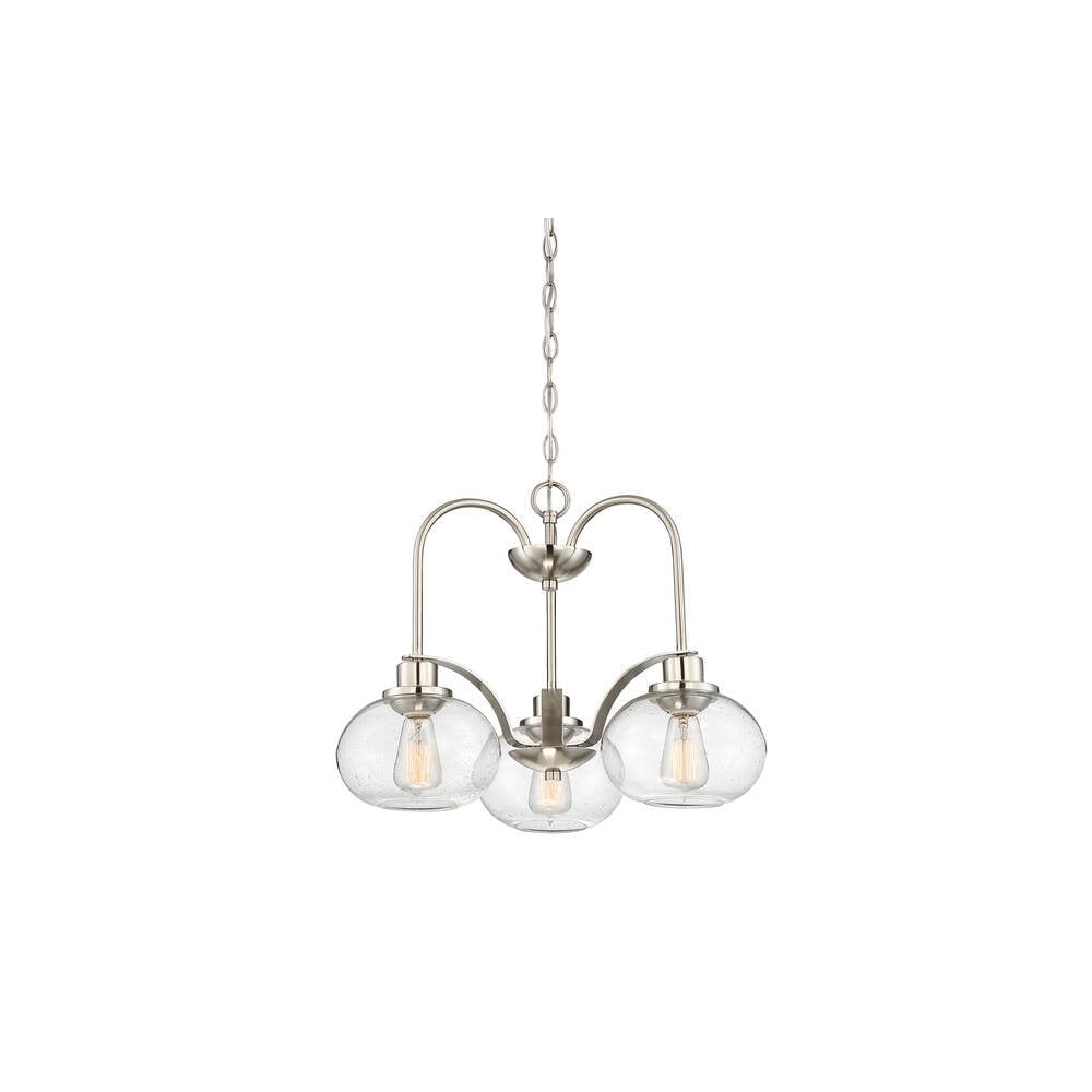 Trilogy 3 Light Chandelier - Brushed Nickel