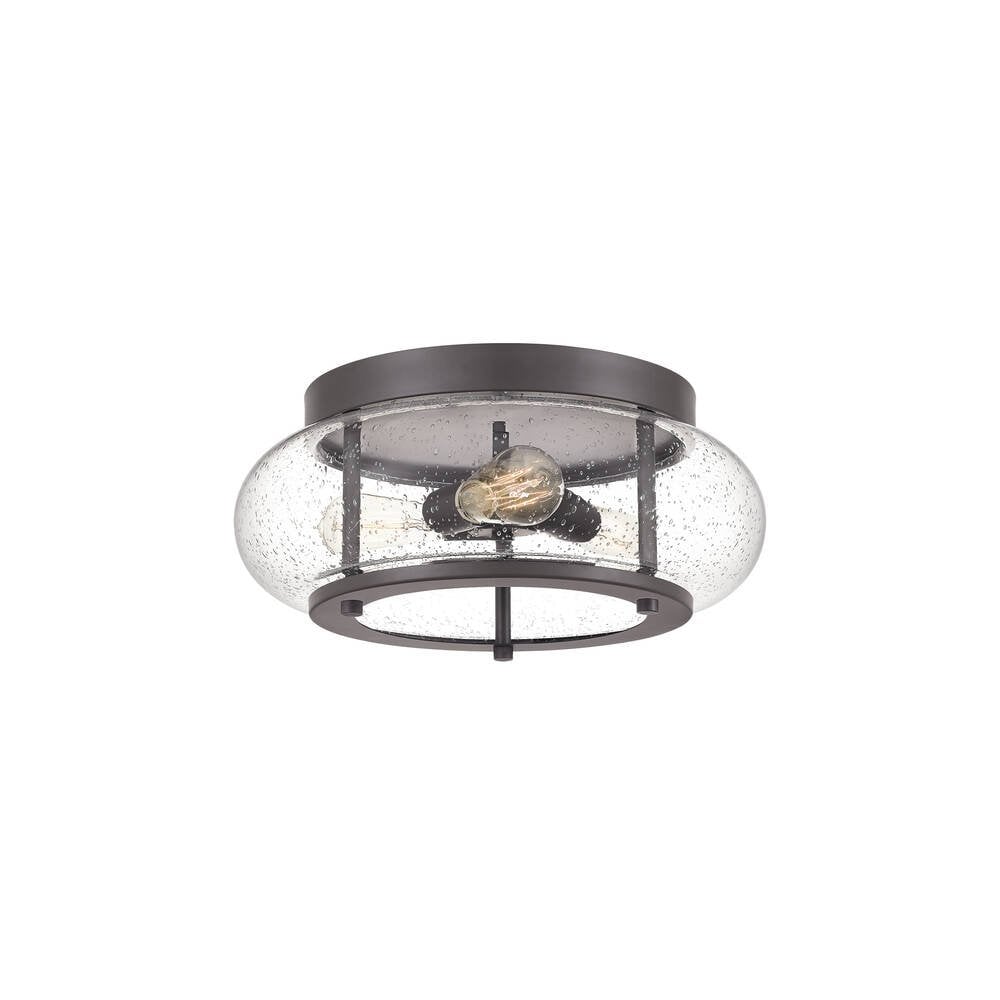 Trilogy 3 Light Flush Mount - Old Bronze