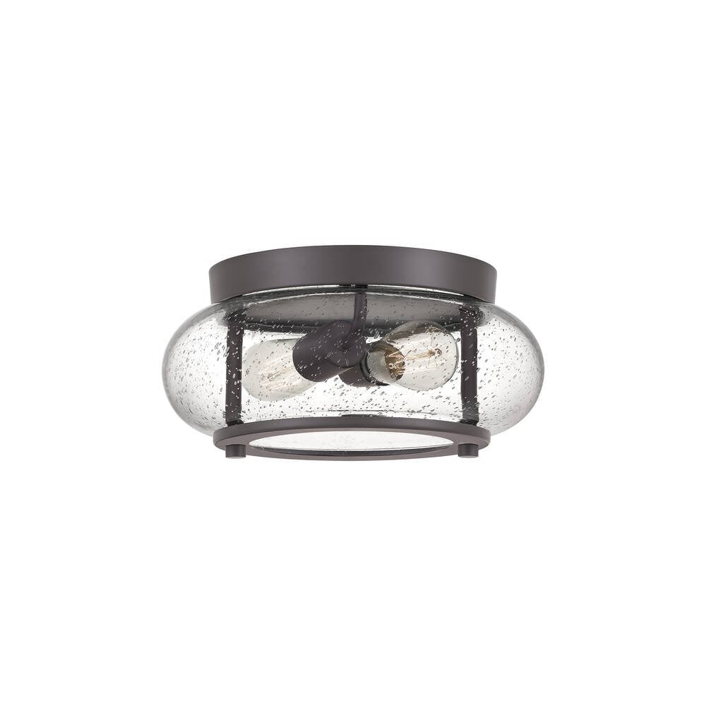 Trilogy 2 Light Flush Mount - Old Bronze