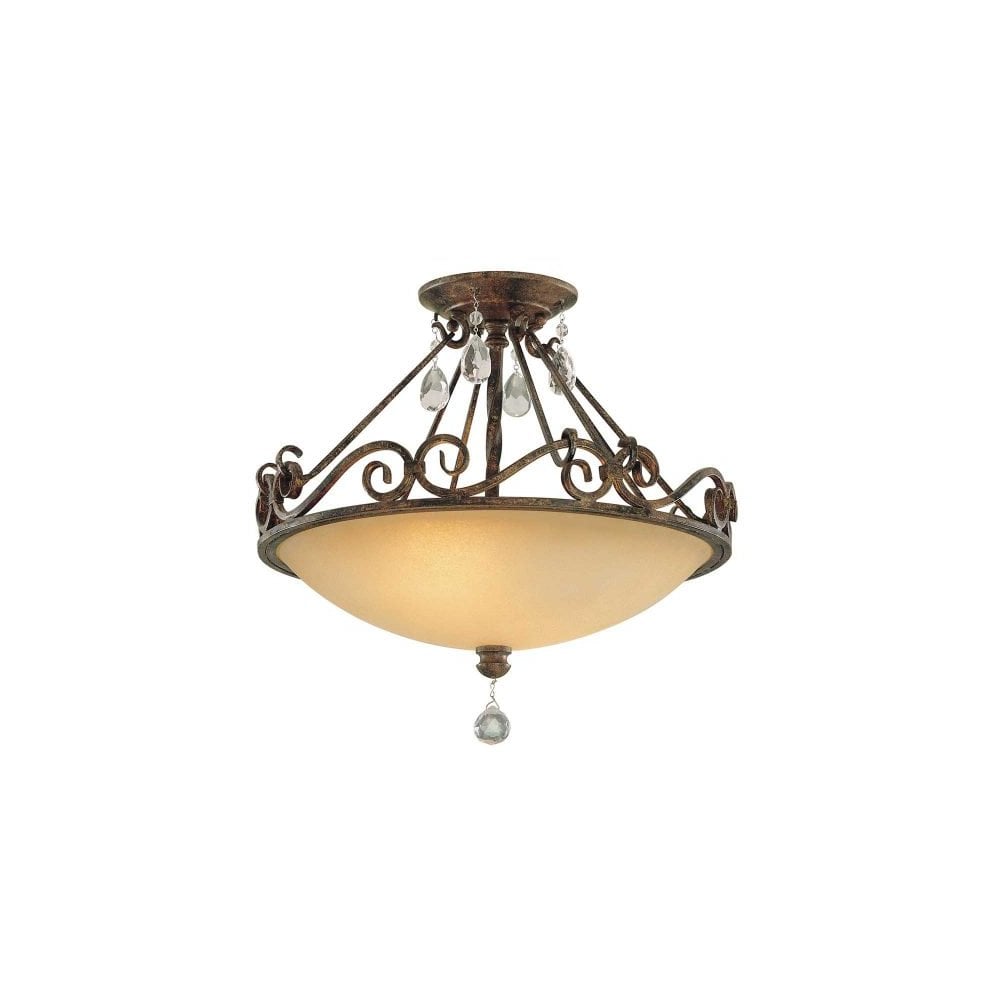 Chateau 2 Light Semi-Flush Light