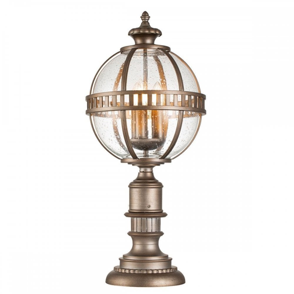 Halleron 3 Light Pedestal Lantern