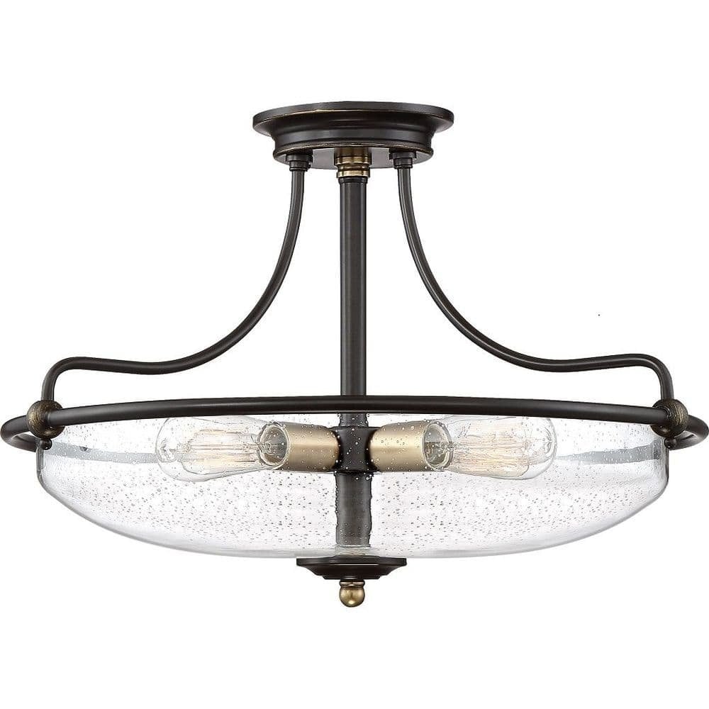 Griffin 3 Light Semi-flush Mount