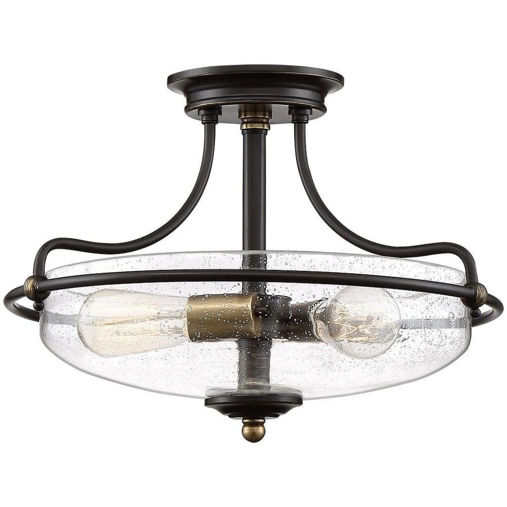 Griffin 3 Light Semi-flush Mount