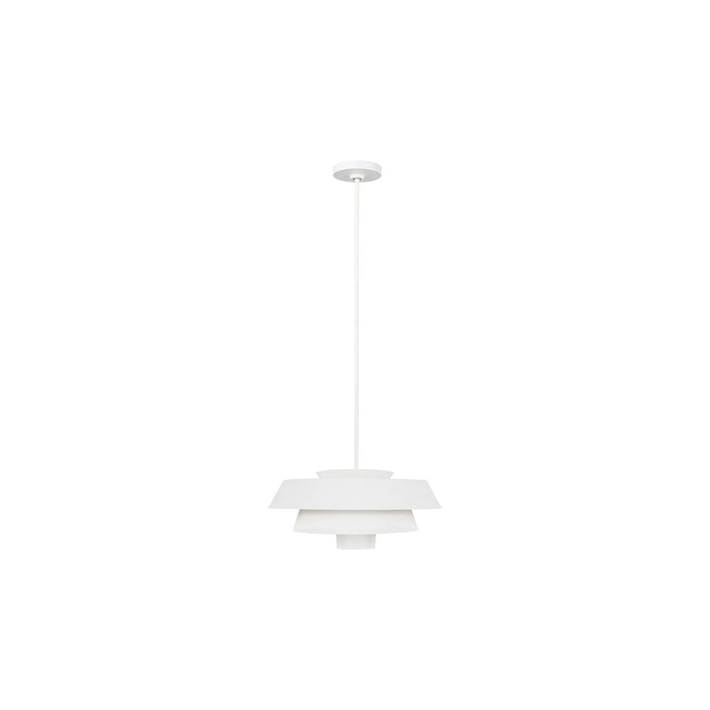 Brisbin 1 Light Pendant - Matte White