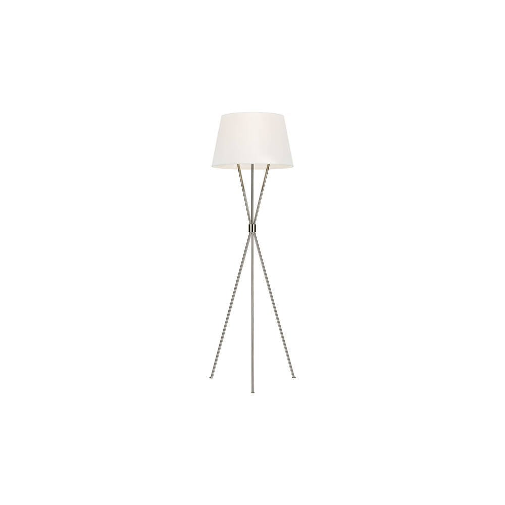 Penny 1 Light Floor Lamp - Polished Nickel