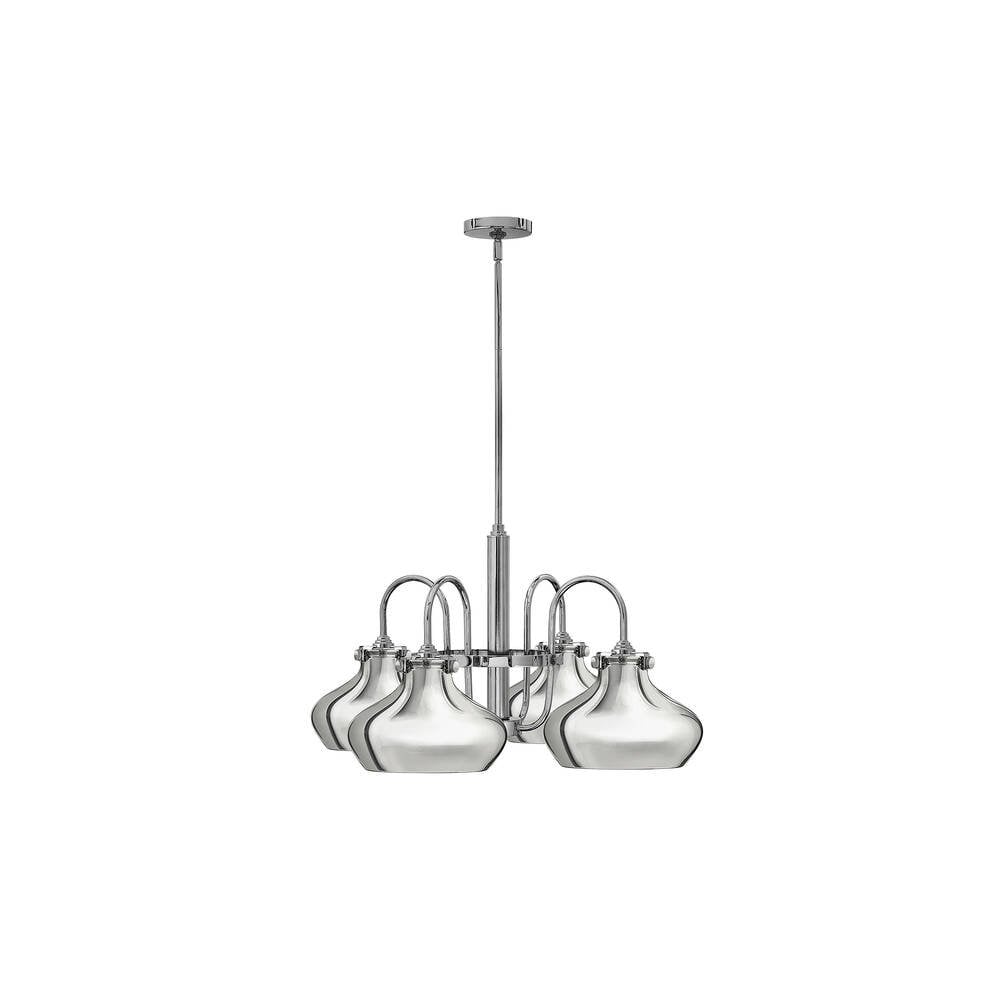 Congress 4 Light Chandelier - Chrome