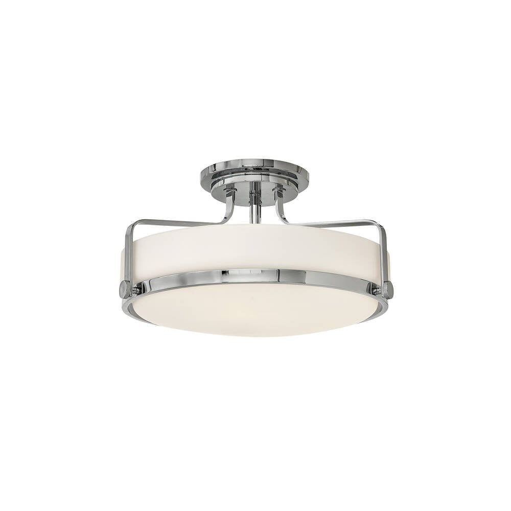 Harper Medium Semi Flush - Polished Chrome