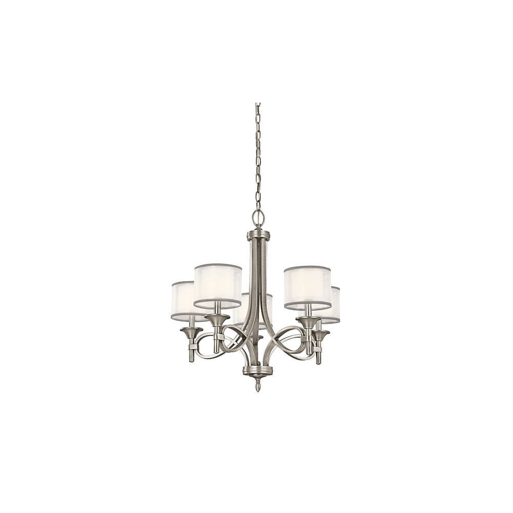 Lacey 5 Light Chandelier - Antique Pewter