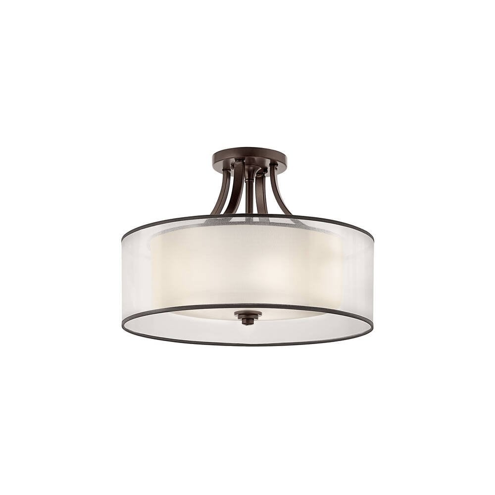 Lacey 4 Light Semi-Flush Mount - Mission Bronze