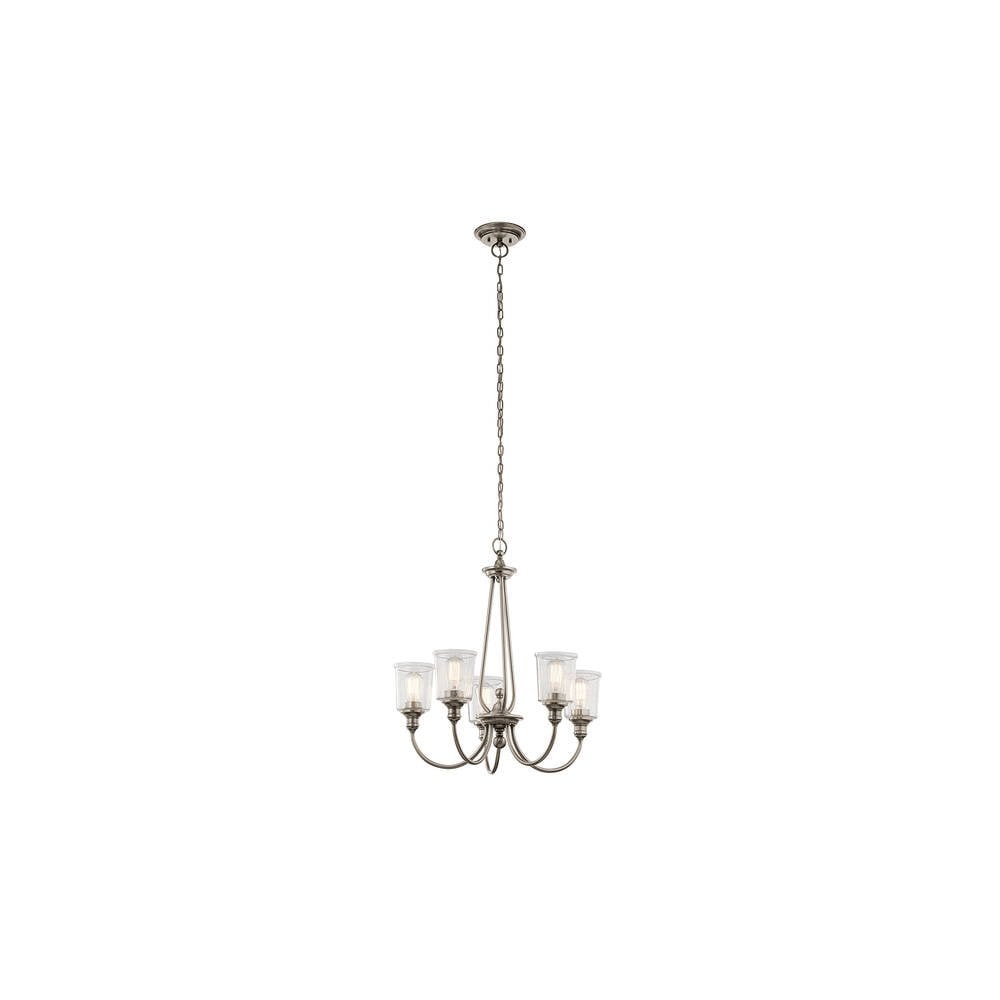 Waverly 5 Light Chandelier - Classic Pewter