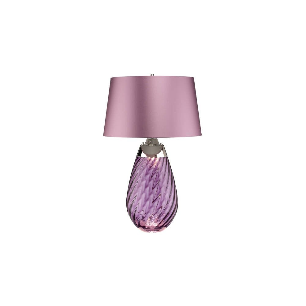 Lena 2 Light Large Plum Table Lamp