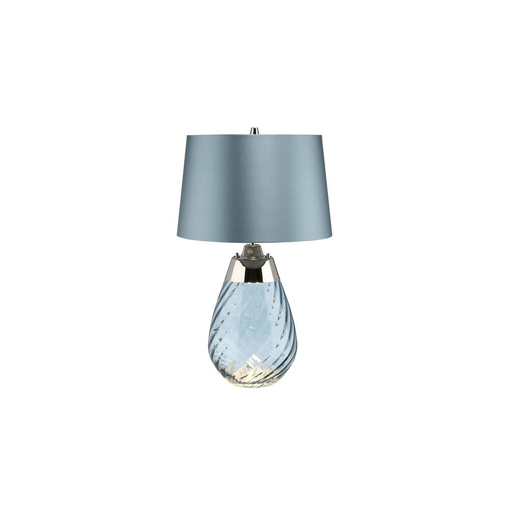 Lena 2 Light Small Blue Table Lamp