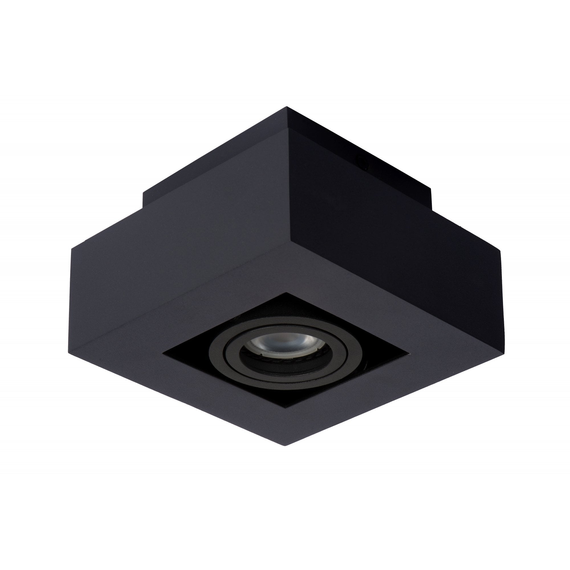 Lucide XIRAX - Ceiling spotlight - LED Dim to warm - GU10 - 1x5W 2200K/3000K - Black