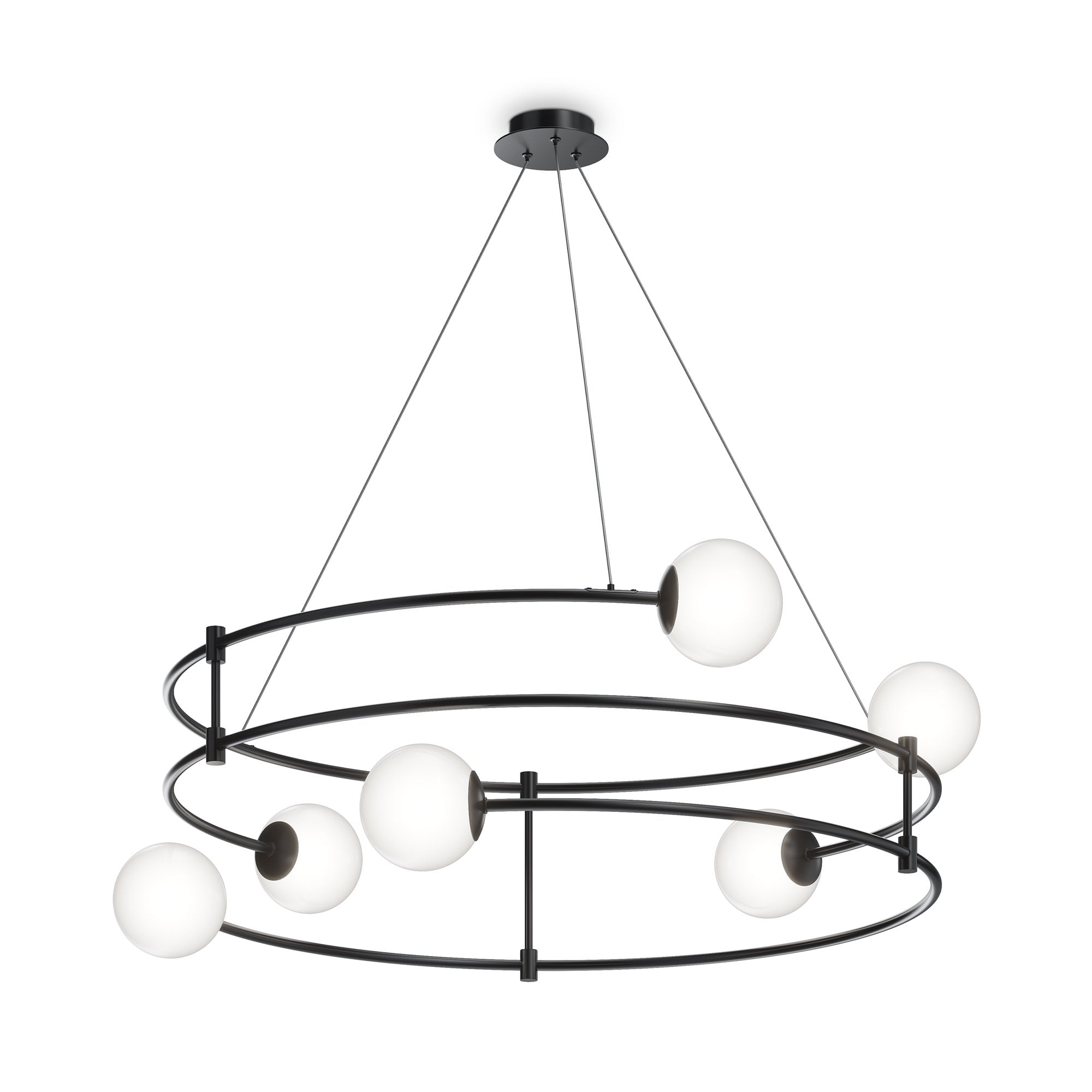 Modern Balance Pendant Lamp - Black