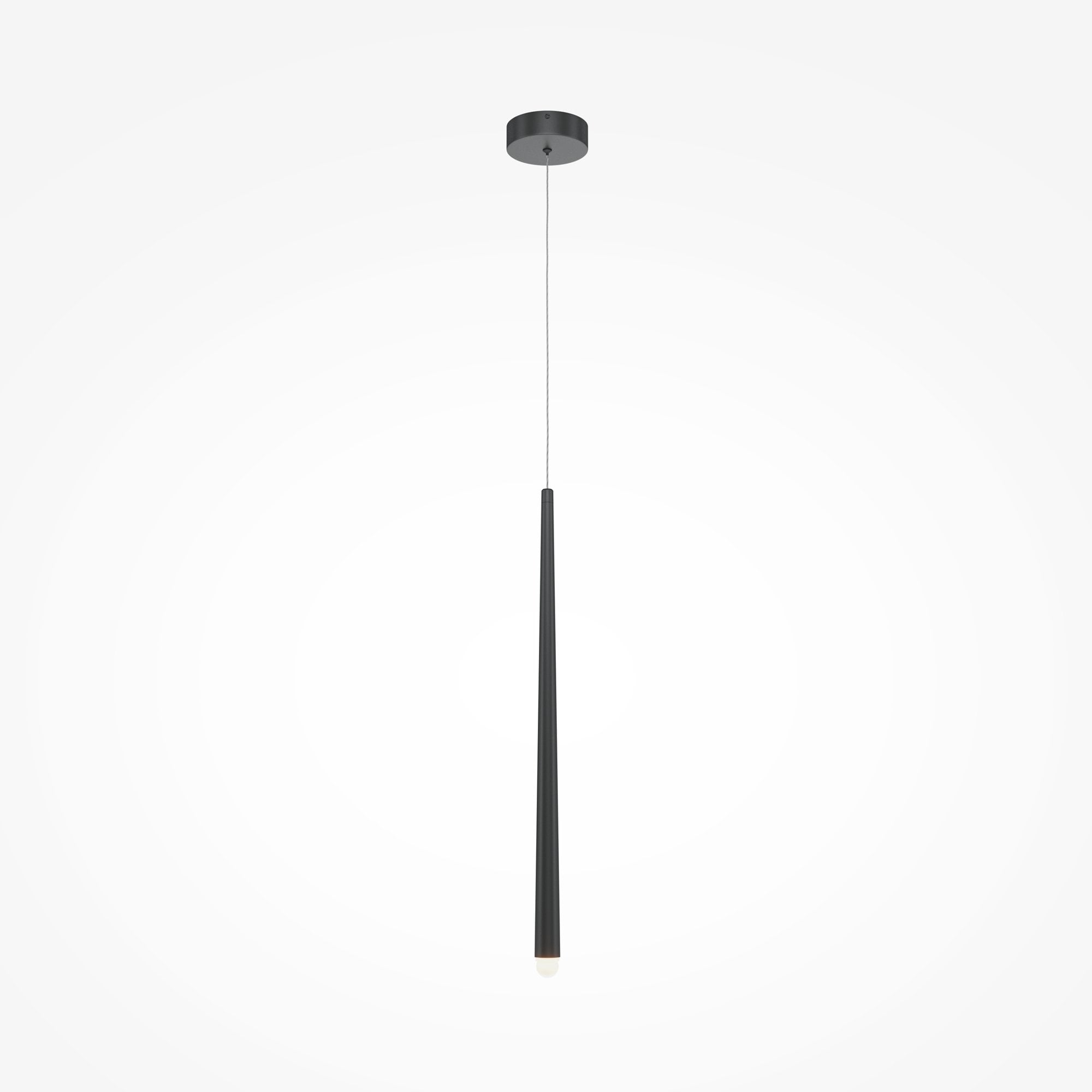 Modern Cascade Pendant Lamp - Black