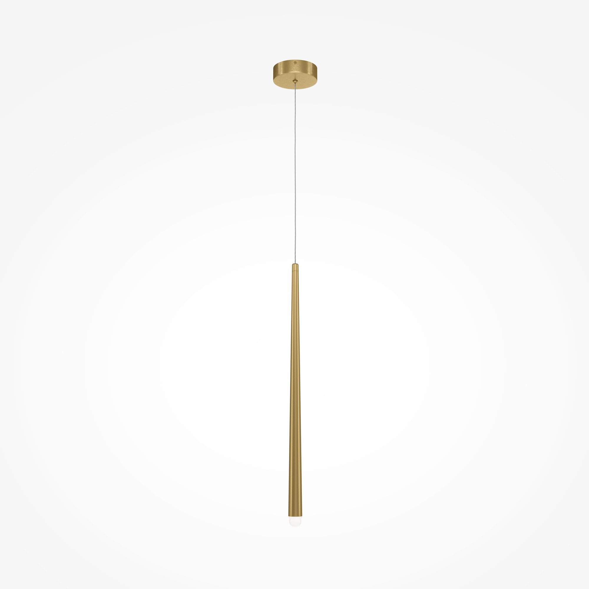 Modern Cascade Pendant Lamp - Brass