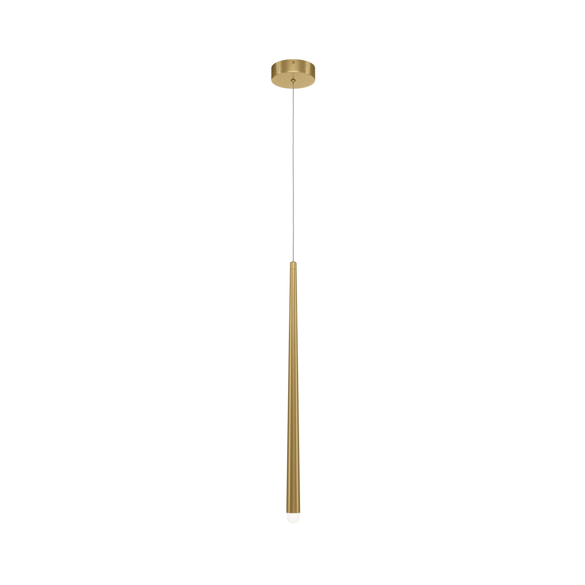 Modern Cascade Pendant Lamp - Brass