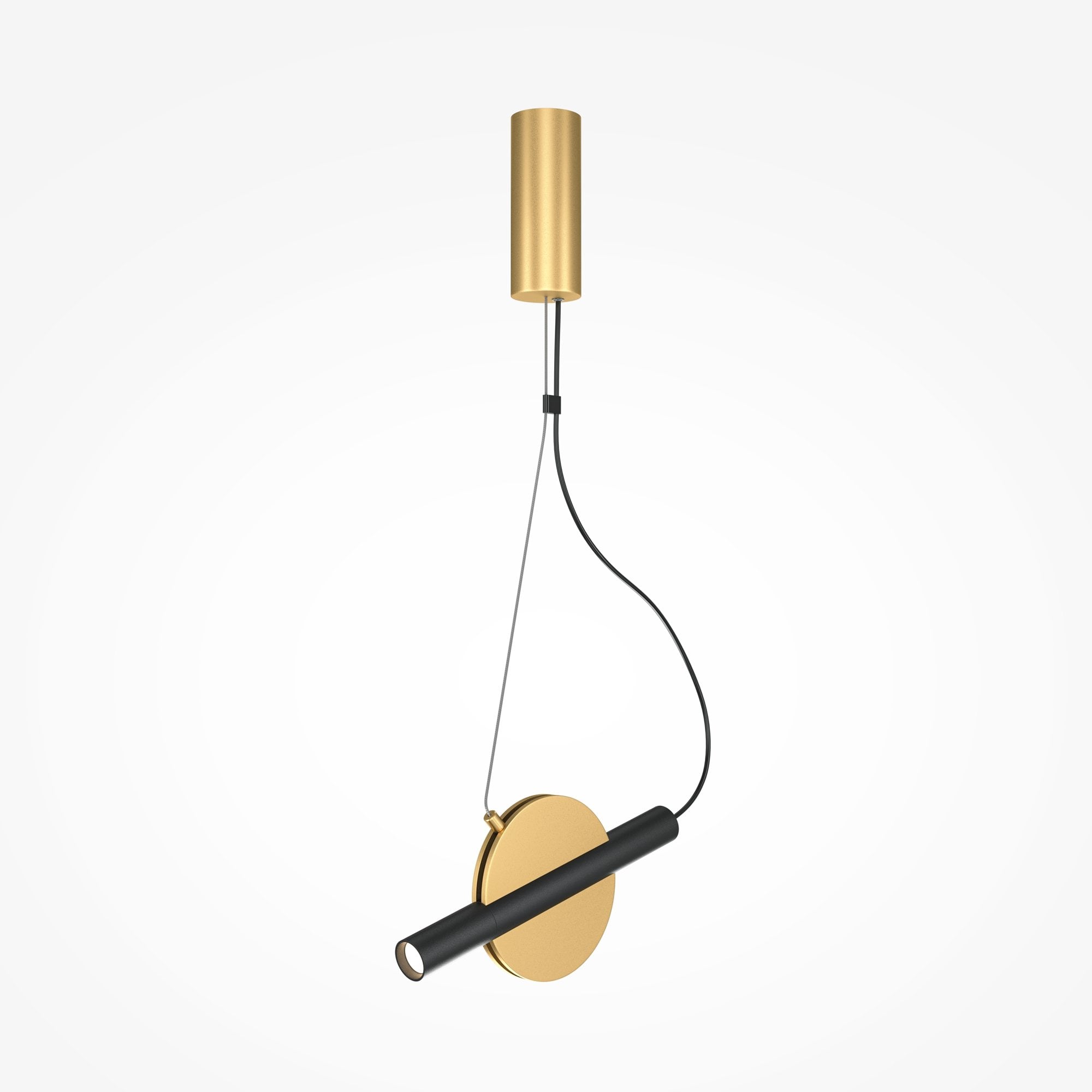 Modern Enigma Pendant Lamp - Brass